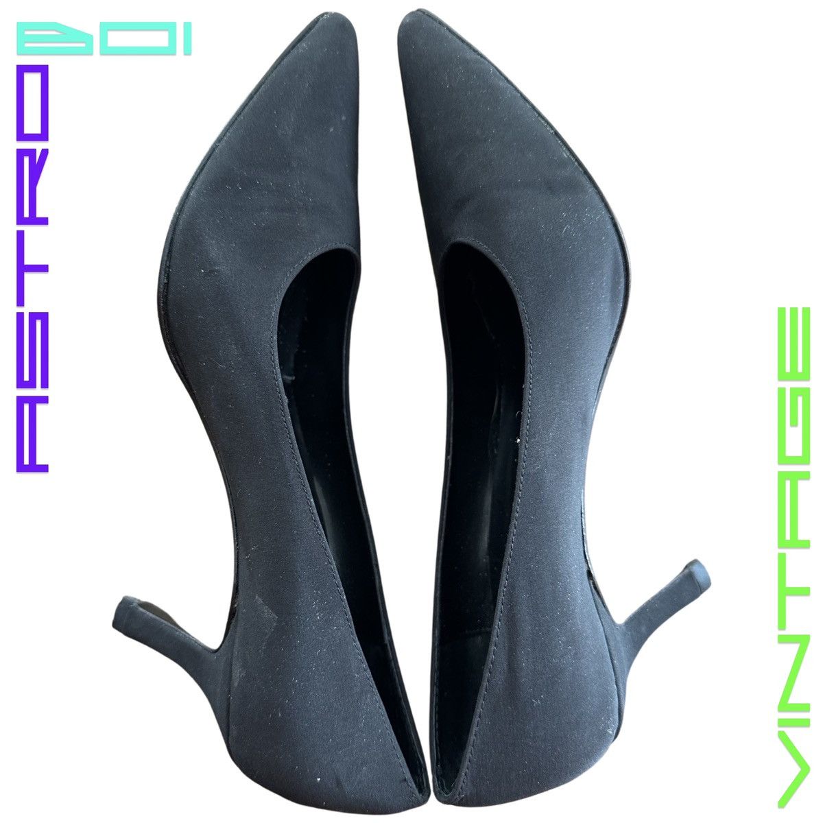 VANELI Vintage Black Classic Pumps - 6.5 Womens US Size US 6.5 / IT 36.5 - 3 Thumbnail