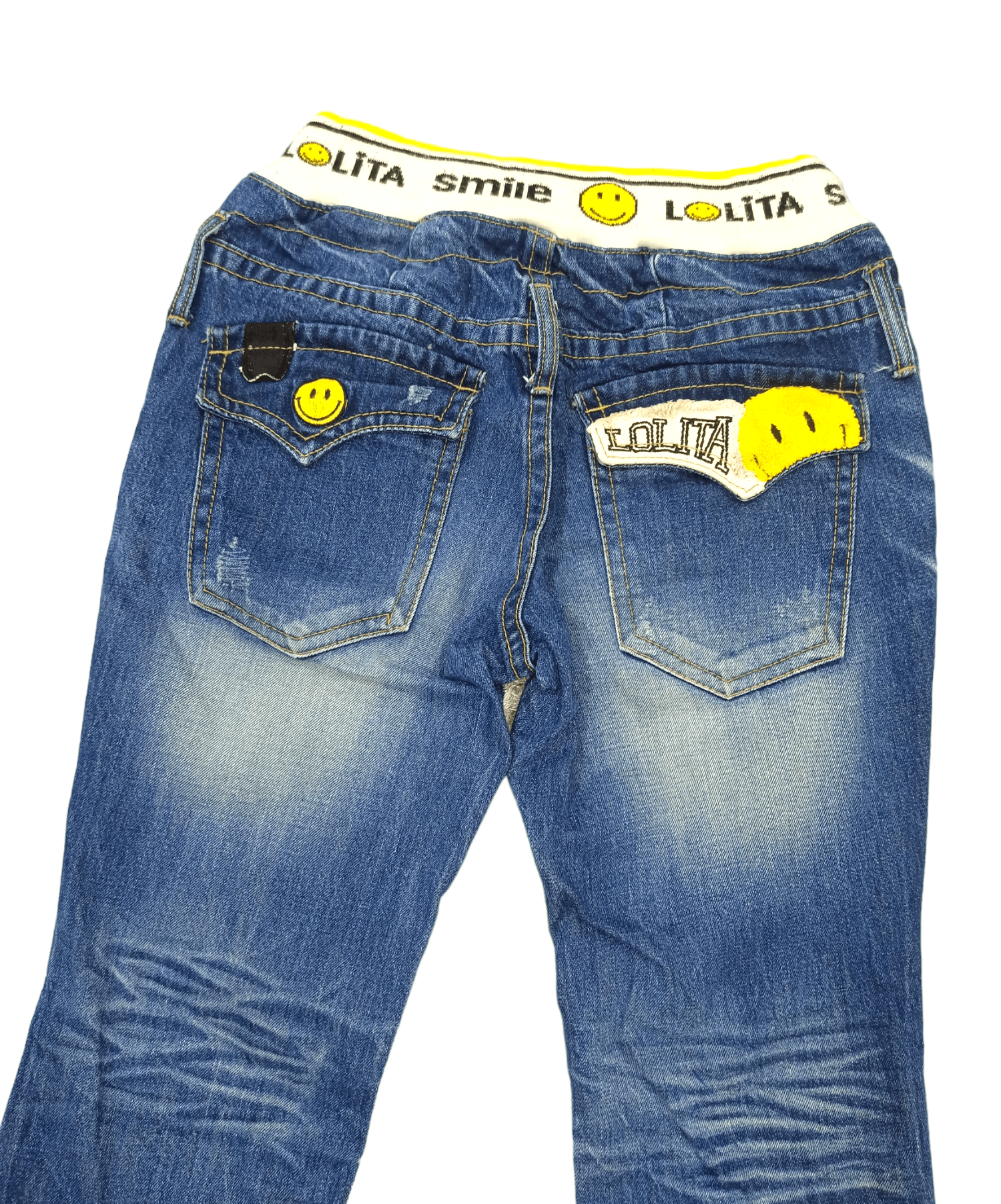 Japanese Brand Lolita Smile Kapital Style Stretchable Waist Denim Size US 33 - 2 Thumbnail