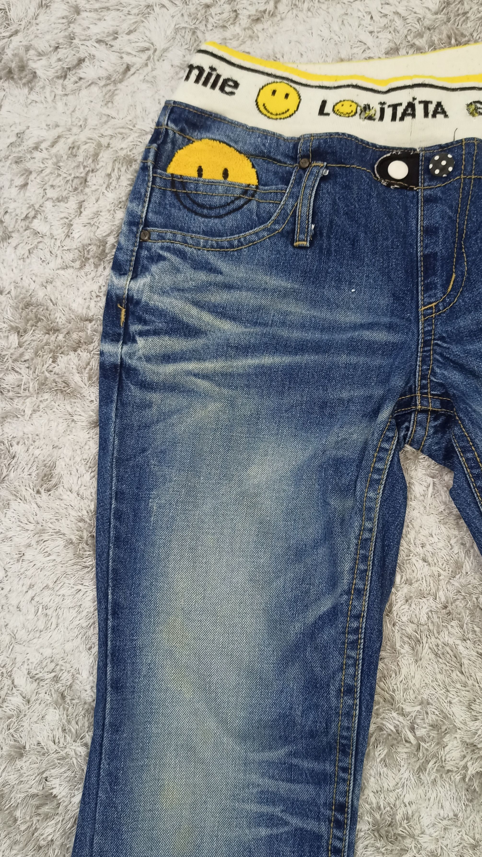 Japanese Brand Lolita Smile Kapital Style Stretchable Waist Denim Size US 33 - 6 Thumbnail