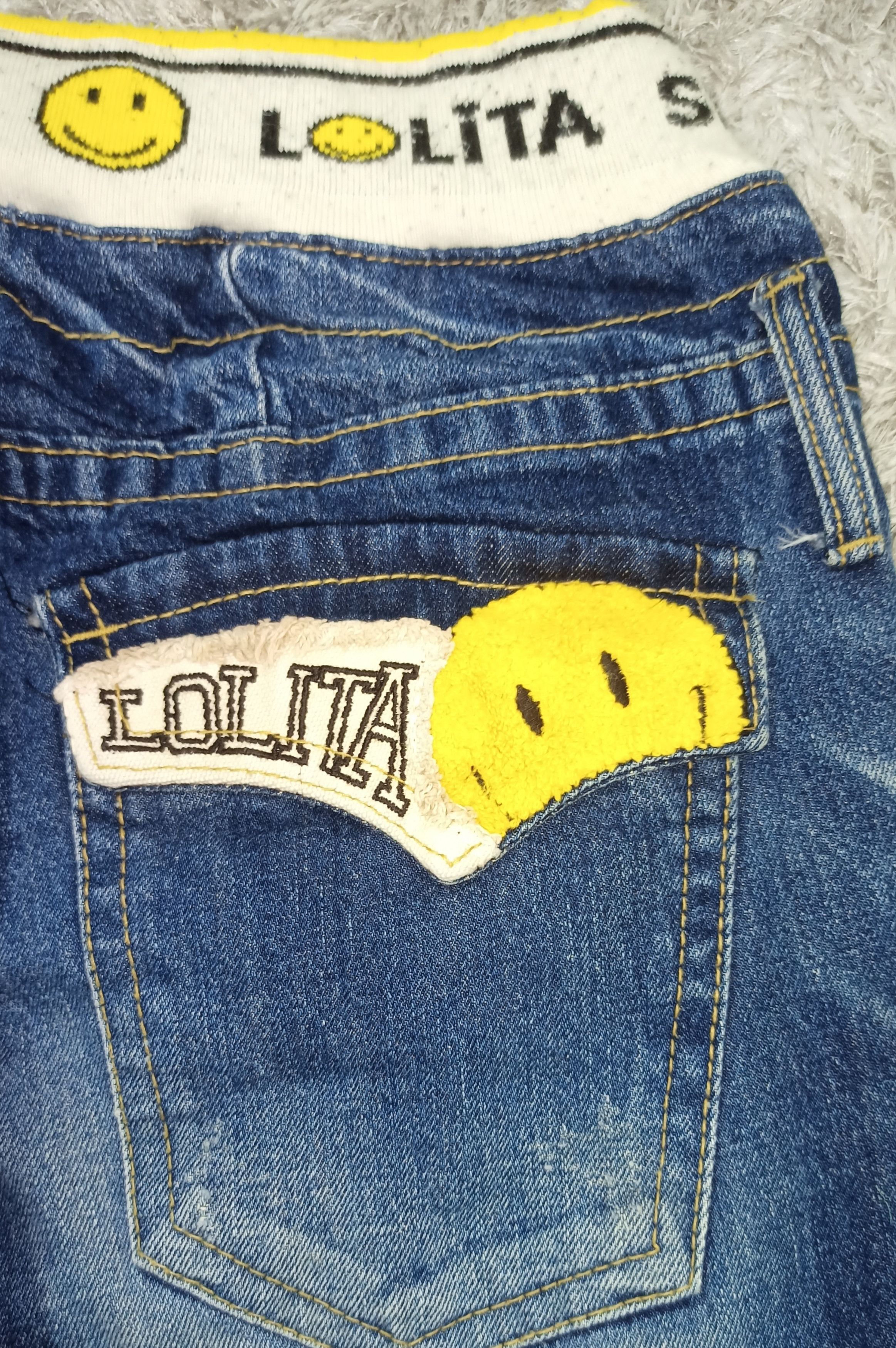 Japanese Brand Lolita Smile Kapital Style Stretchable Waist Denim Size US 33 - 15 Thumbnail