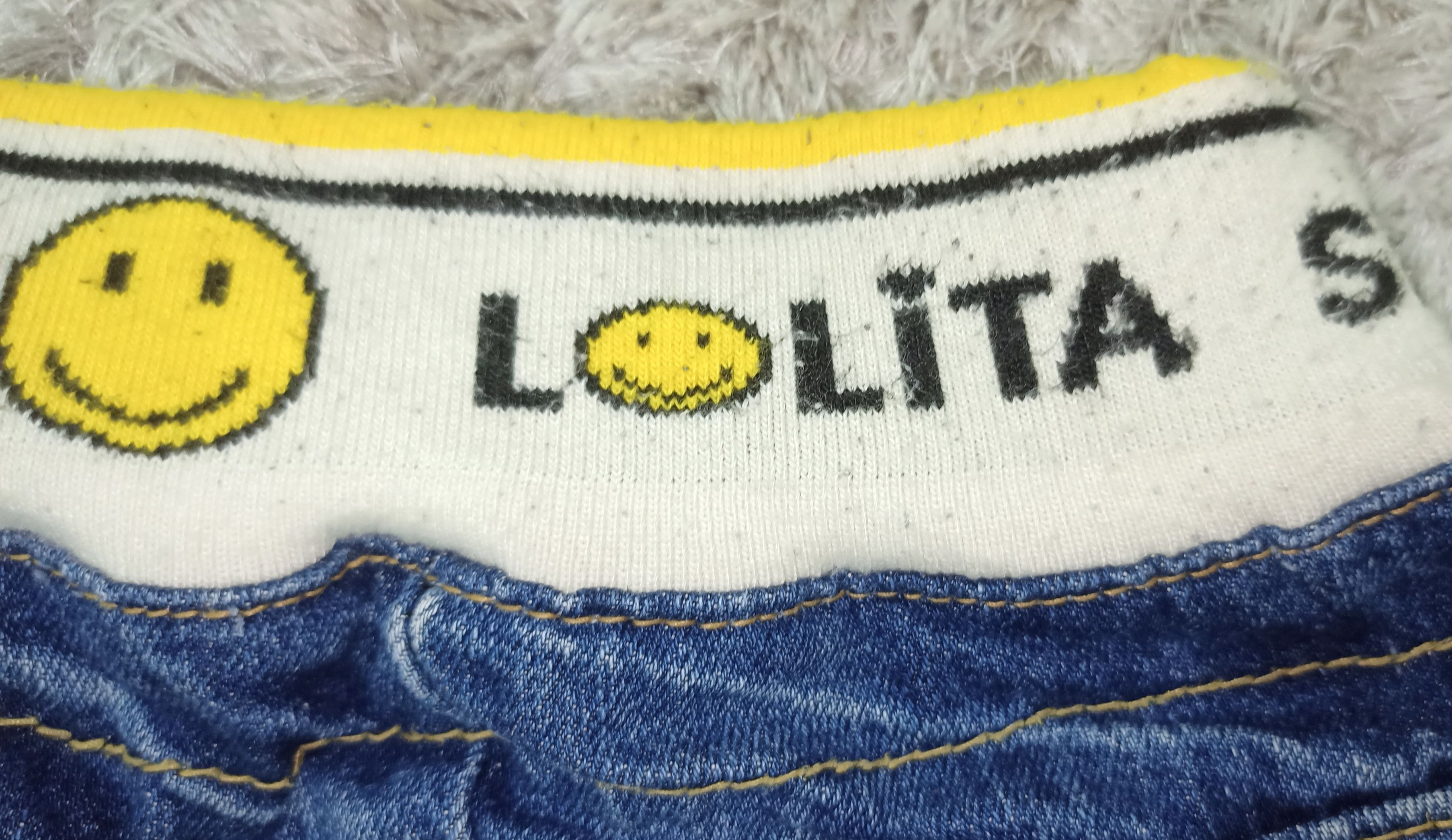 Japanese Brand Lolita Smile Kapital Style Stretchable Waist Denim Size US 33 - 17 Thumbnail