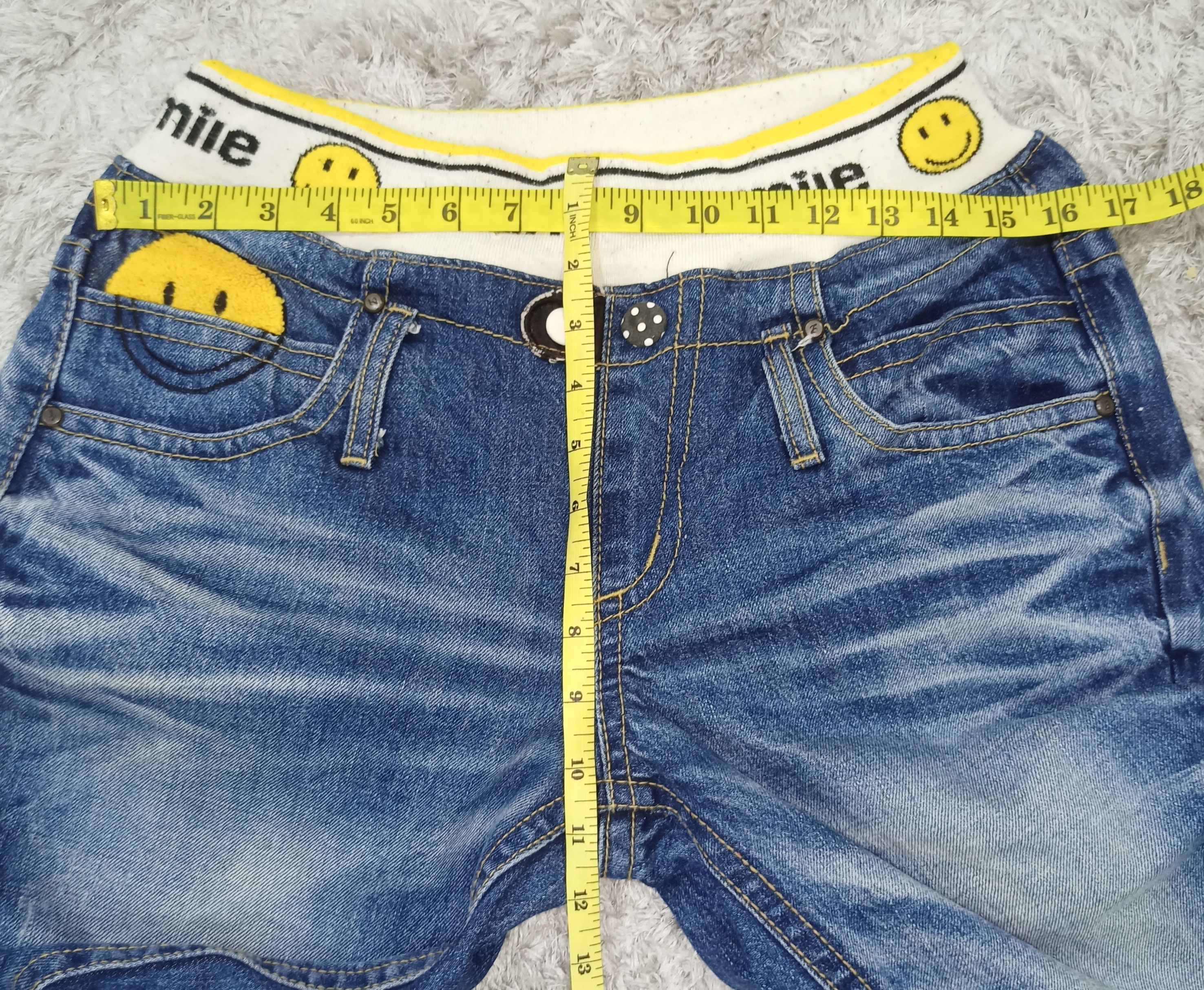 Japanese Brand Lolita Smile Kapital Style Stretchable Waist Denim Size US 33 - 21 Thumbnail