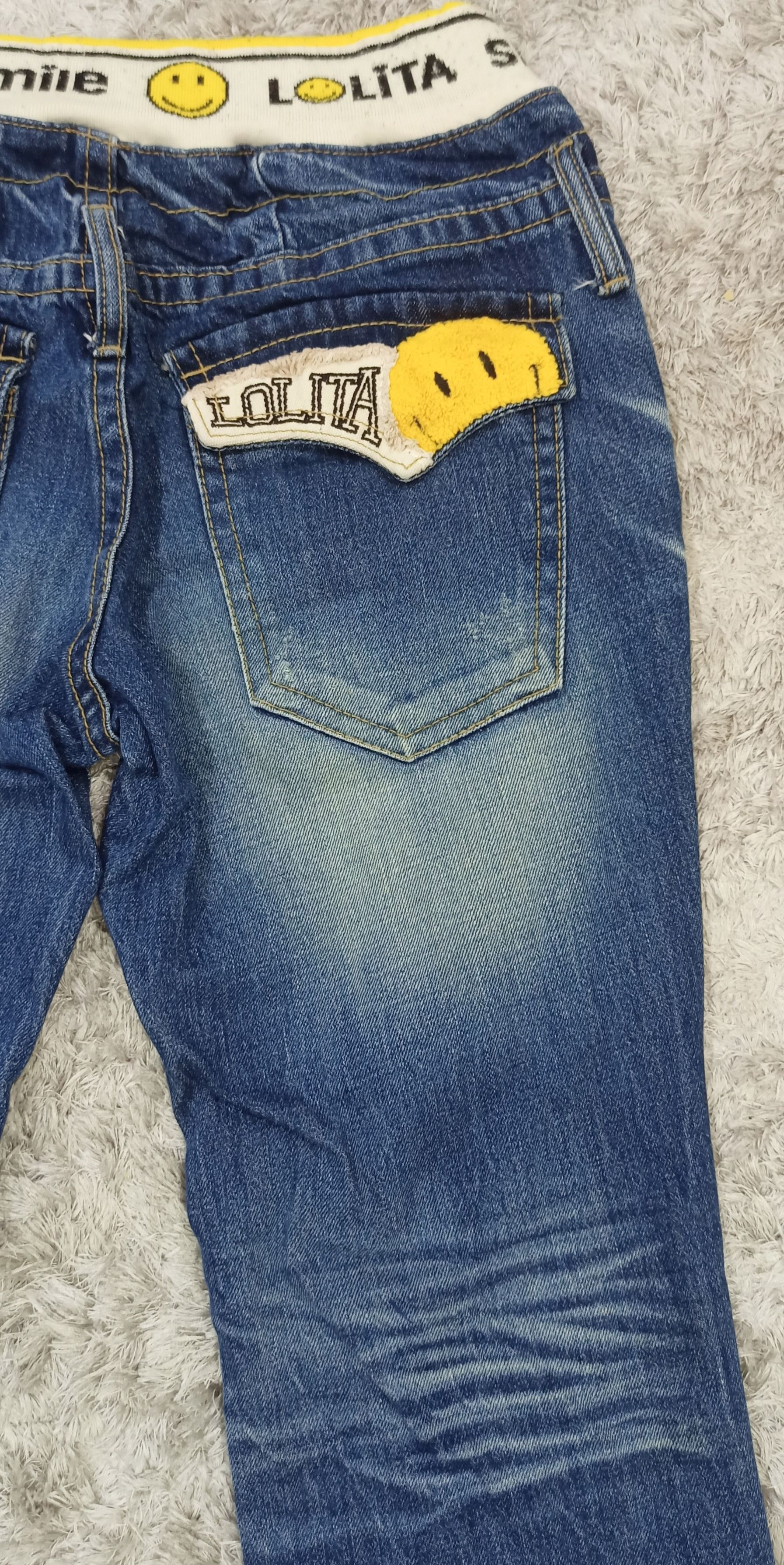 Japanese Brand Lolita Smile Kapital Style Stretchable Waist Denim Size US 33 - 11 Thumbnail