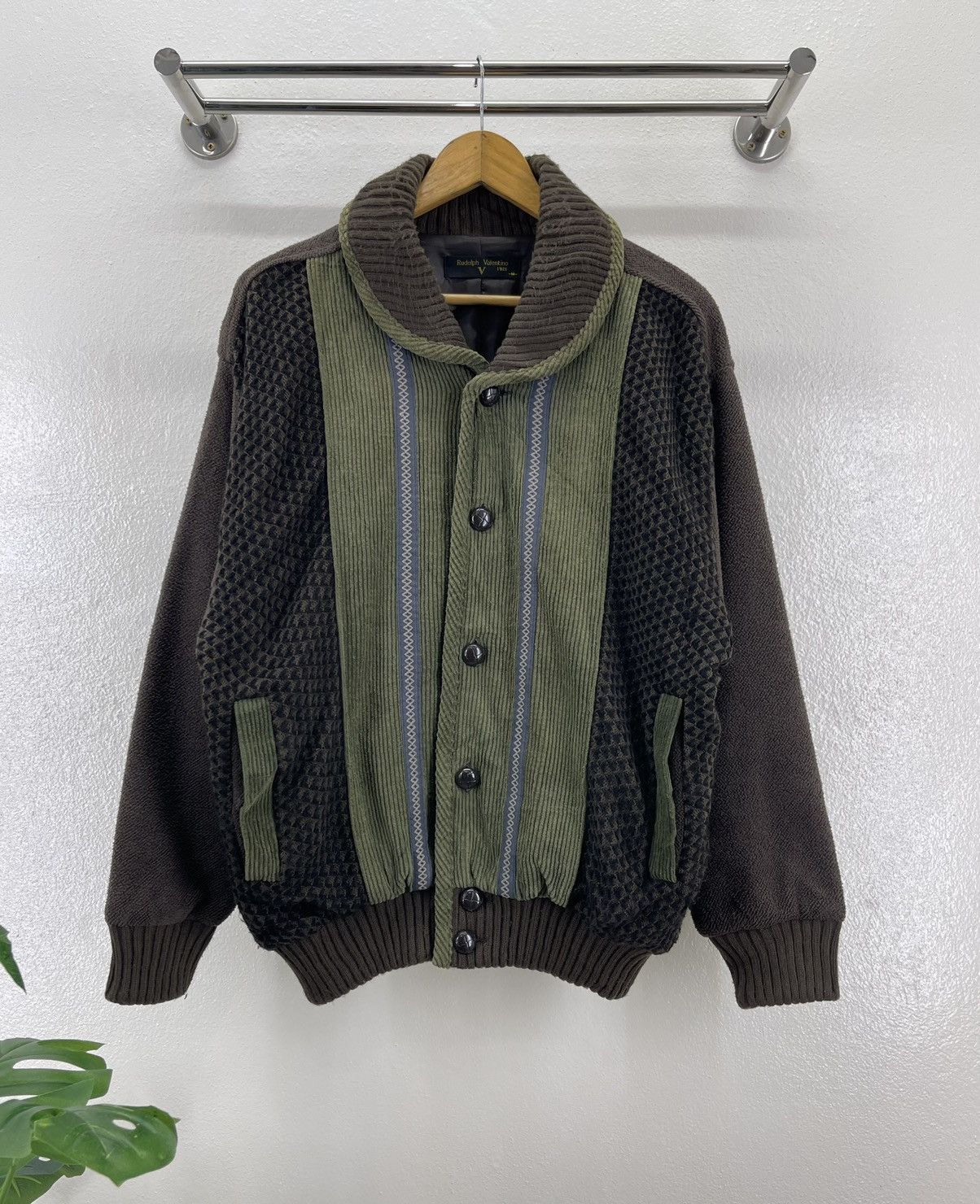 Valentino Rudolf Valentino Hybrid Corduroy Jacket Size US M / EU 48-50 / 2 - 7 Thumbnail