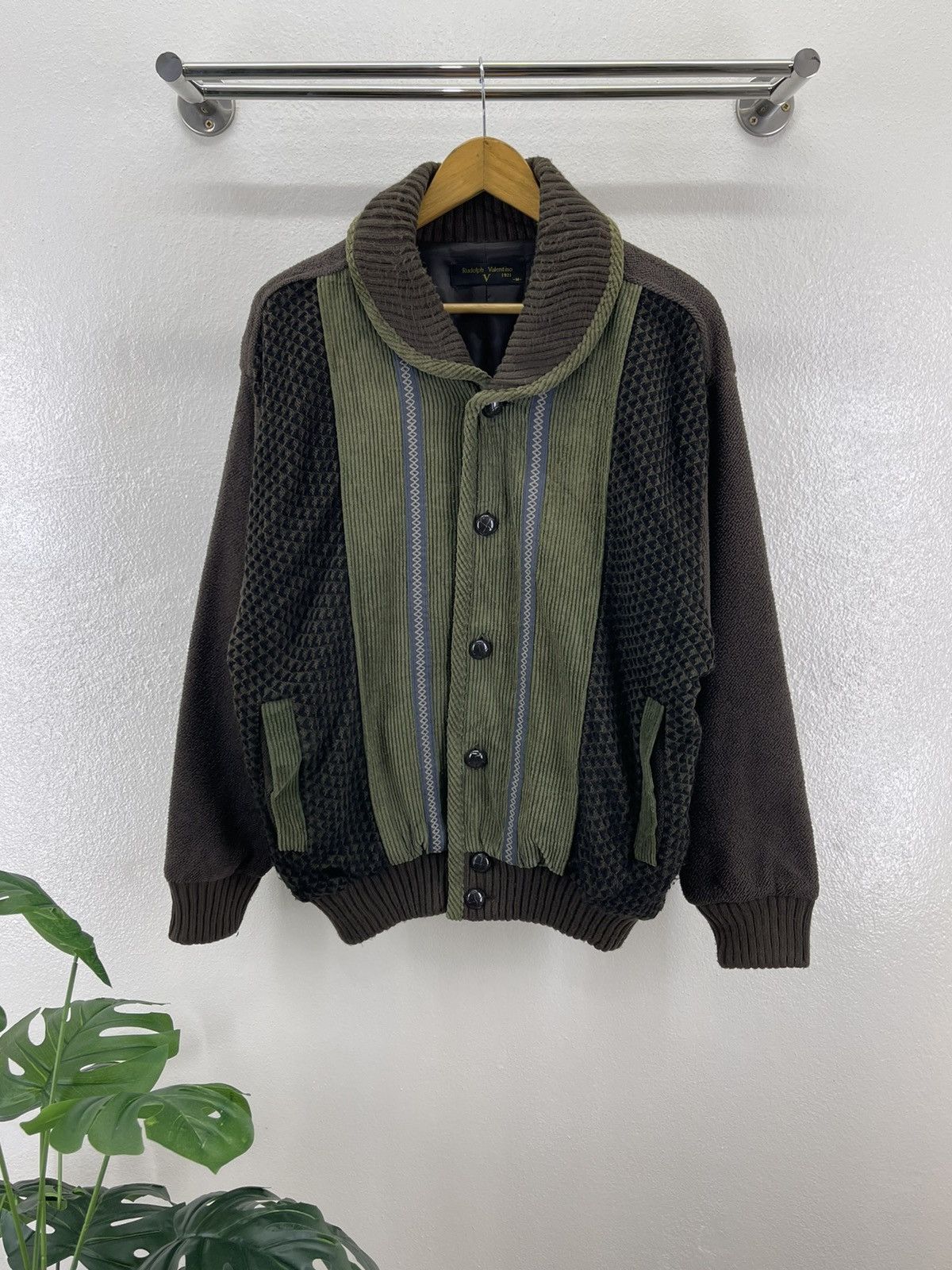 Valentino Rudolf Valentino Hybrid Corduroy Jacket Size US M / EU 48-50 / 2 - 3 Thumbnail