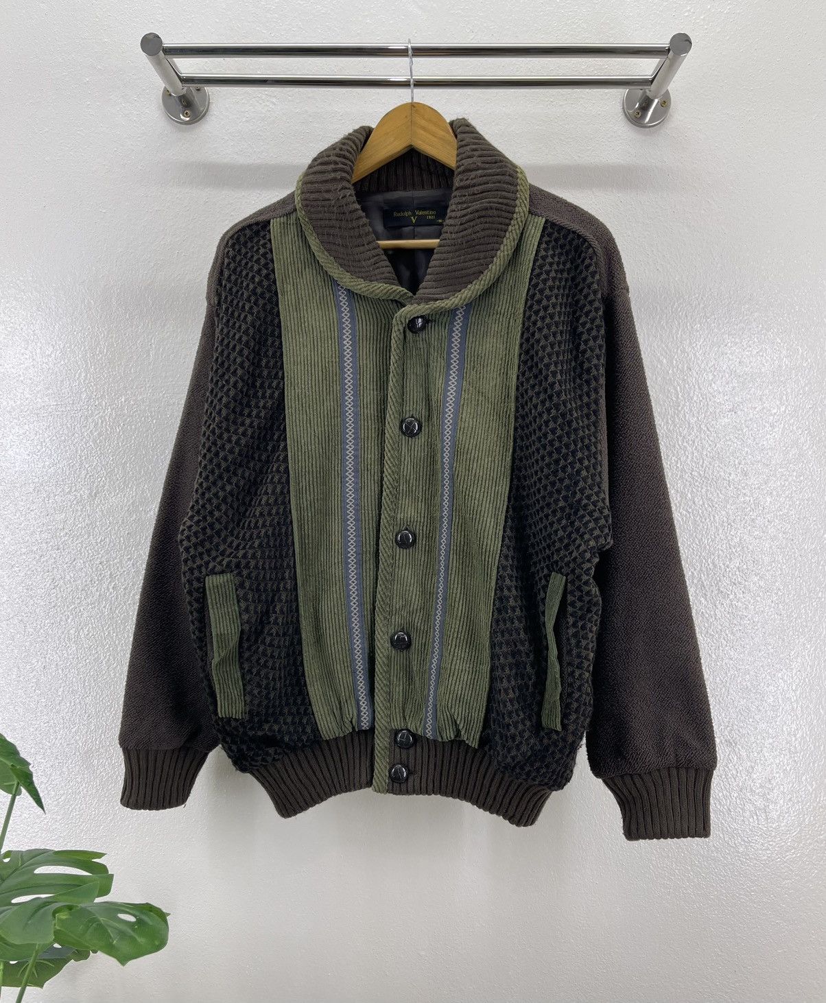 Valentino Rudolf Valentino Hybrid Corduroy Jacket Size US M / EU 48-50 / 2 - 11 Thumbnail