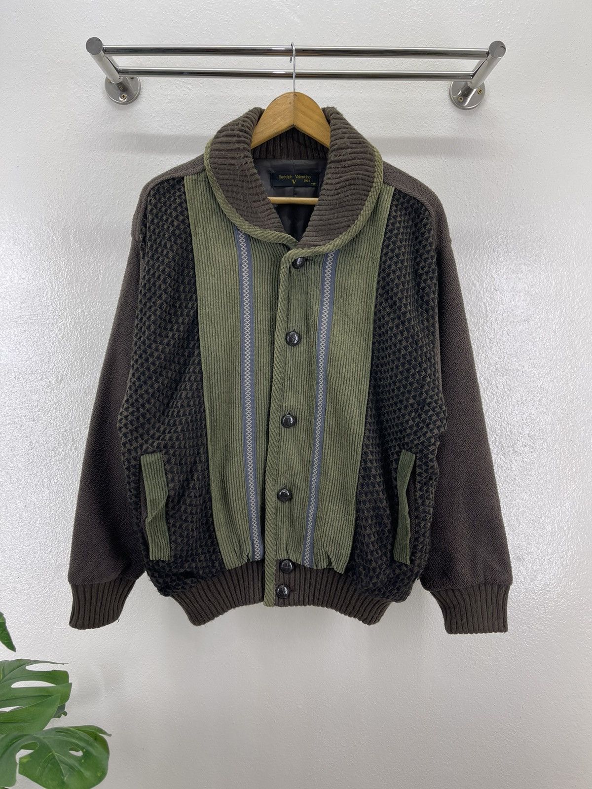 Valentino Rudolf Valentino Hybrid Corduroy Jacket Size US M / EU 48-50 / 2 - 5 Thumbnail