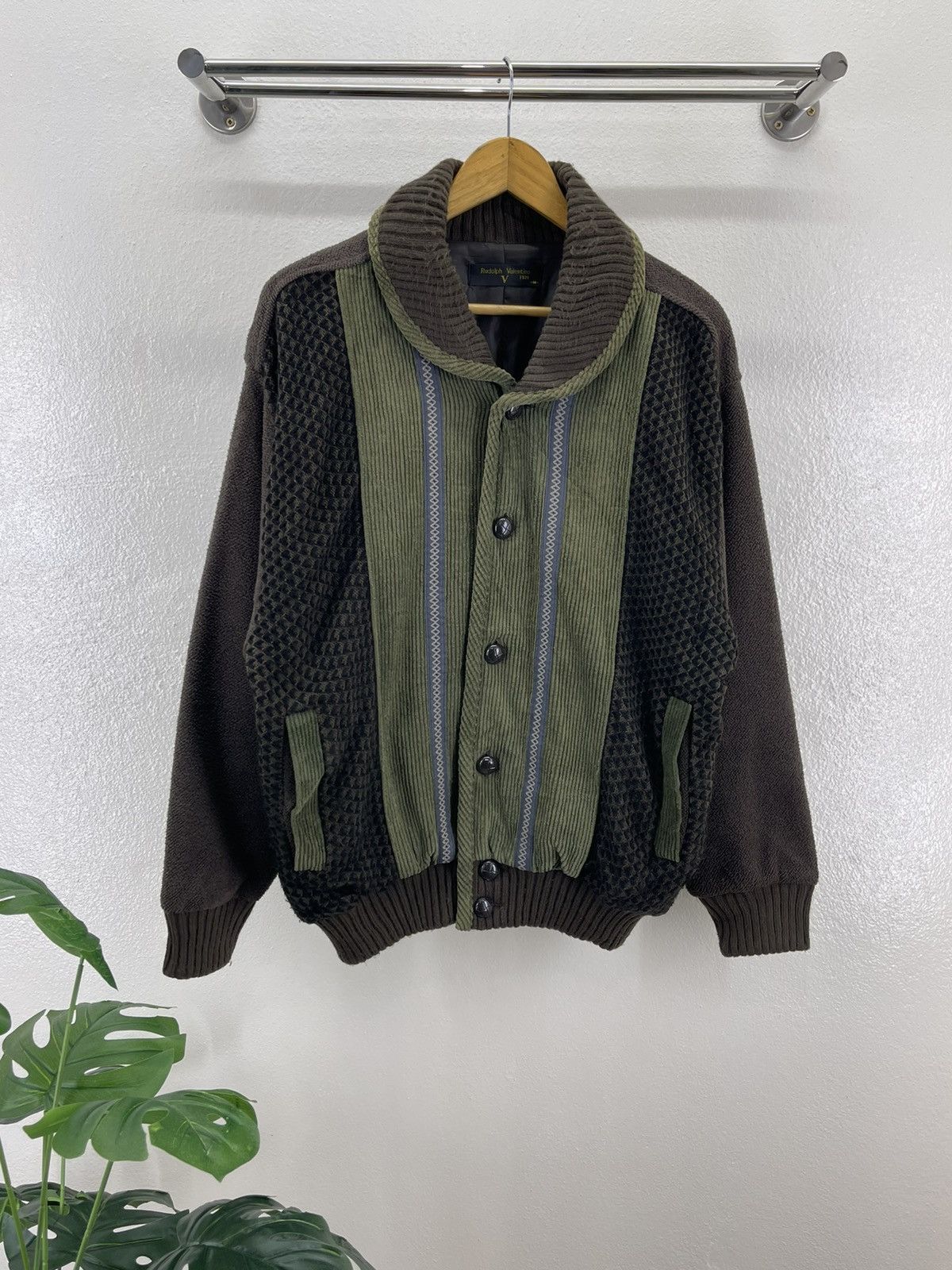 Valentino Rudolf Valentino Hybrid Corduroy Jacket Size US M / EU 48-50 / 2 - 2 Thumbnail