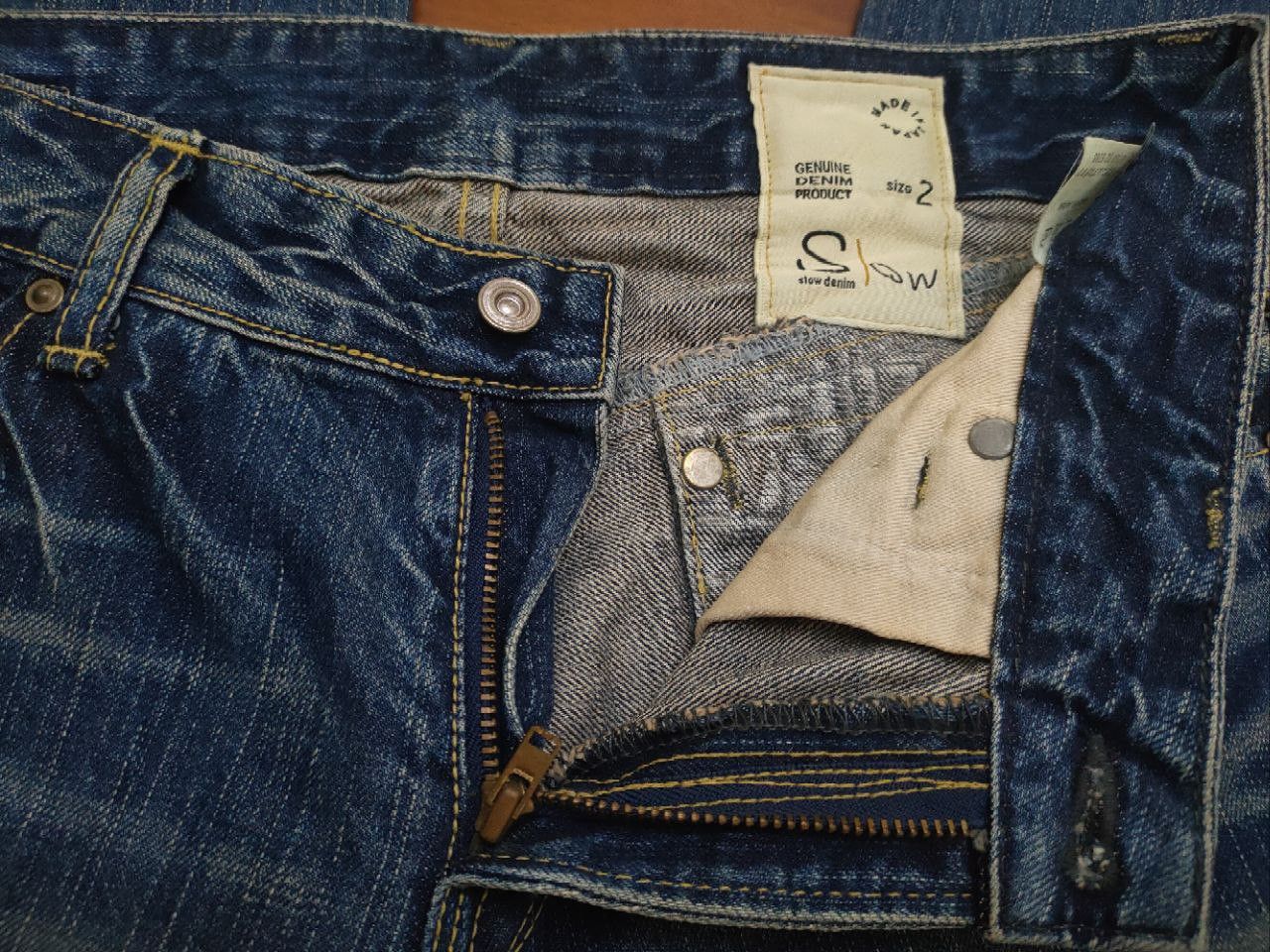Orslow OrSlow Flare Denim Size 29" - 3 Thumbnail