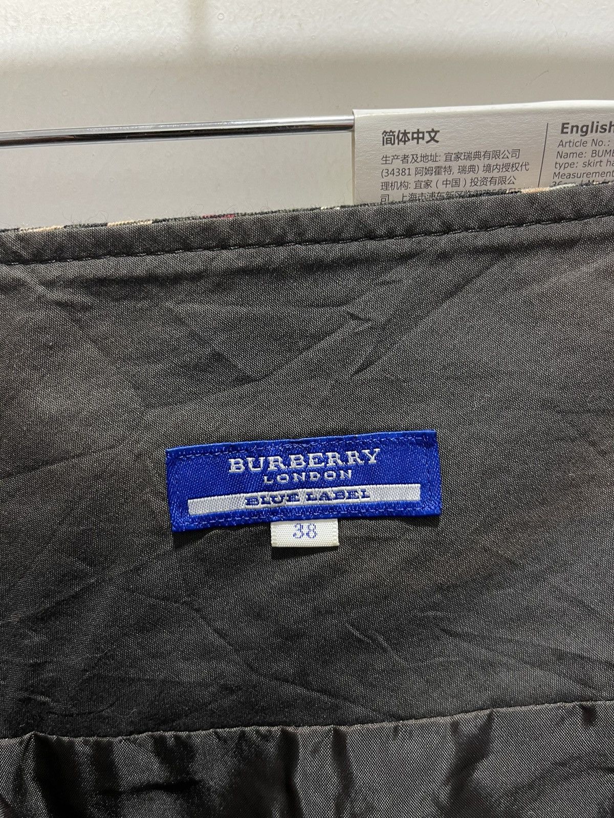 Burberry BURBERRY LONDON BLUE LABEL MINI SKIRT Size 28" / US 6 / IT 42 - 6 Thumbnail
