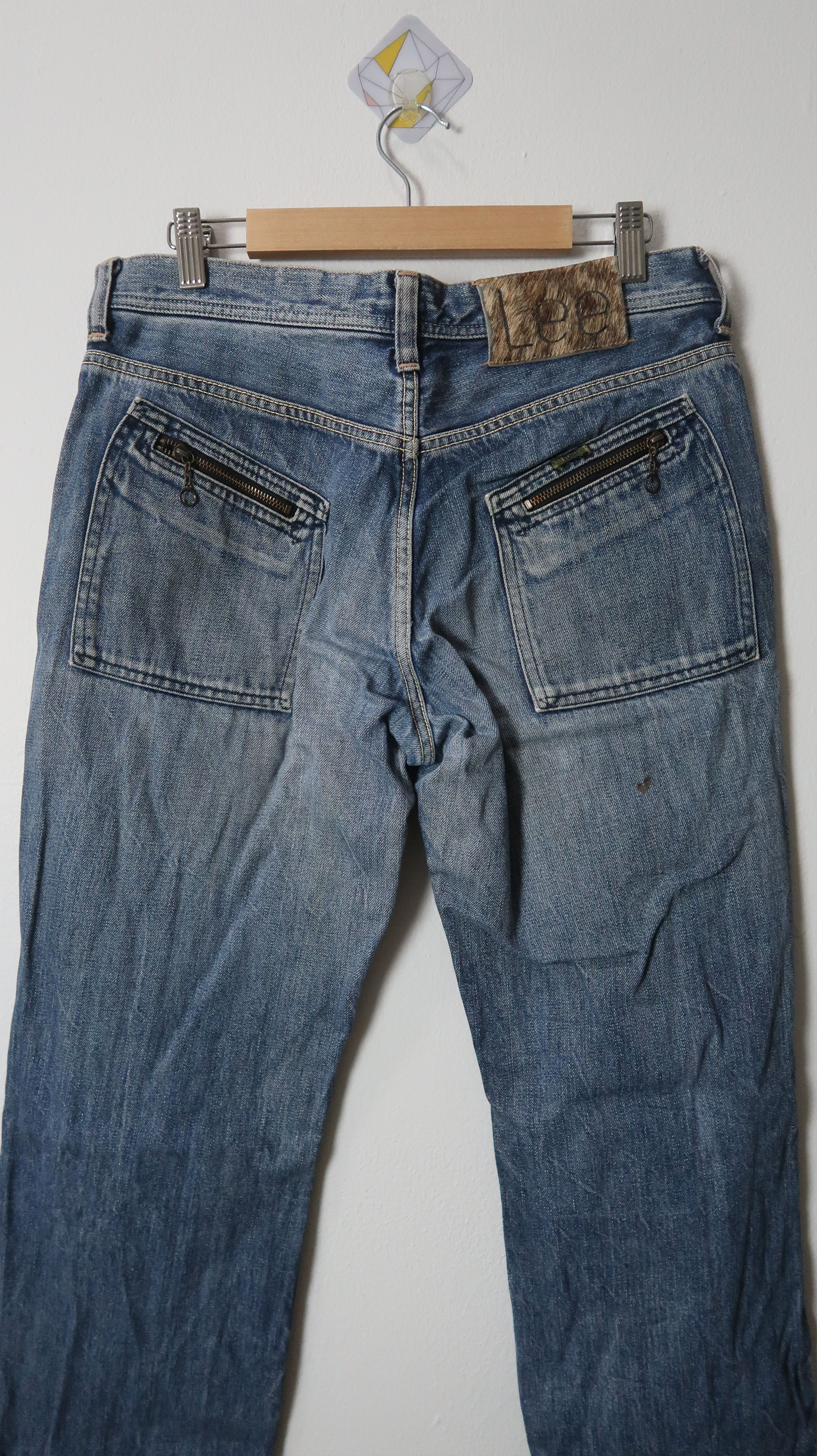 ABAHOUSE Vintage Lee Cowboy Abahouse Blue Wash Jeans Size US 32 / EU 48 - 13 Thumbnail