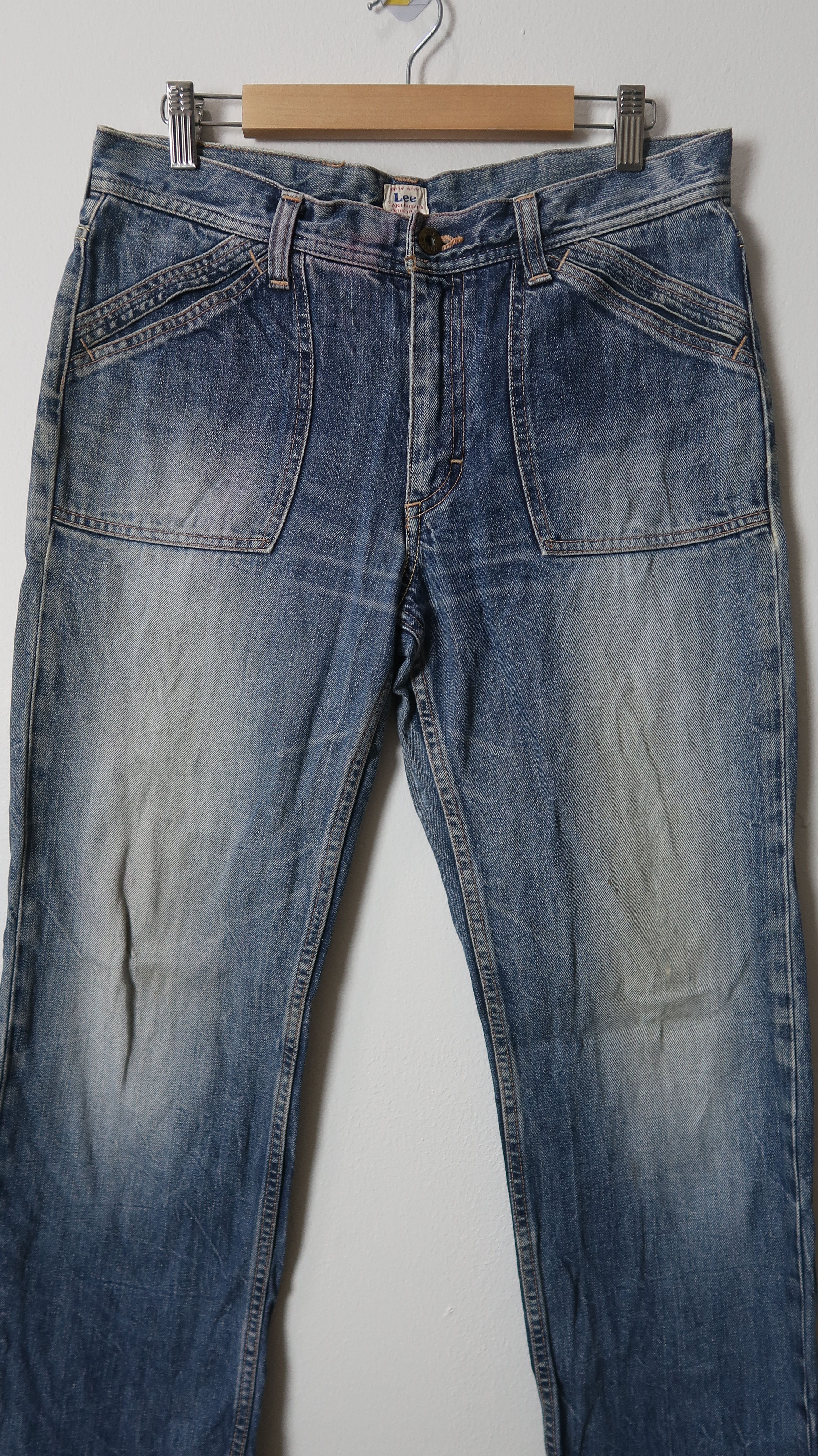 ABAHOUSE Vintage Lee Cowboy Abahouse Blue Wash Jeans Size US 32 / EU 48 - 2 Thumbnail