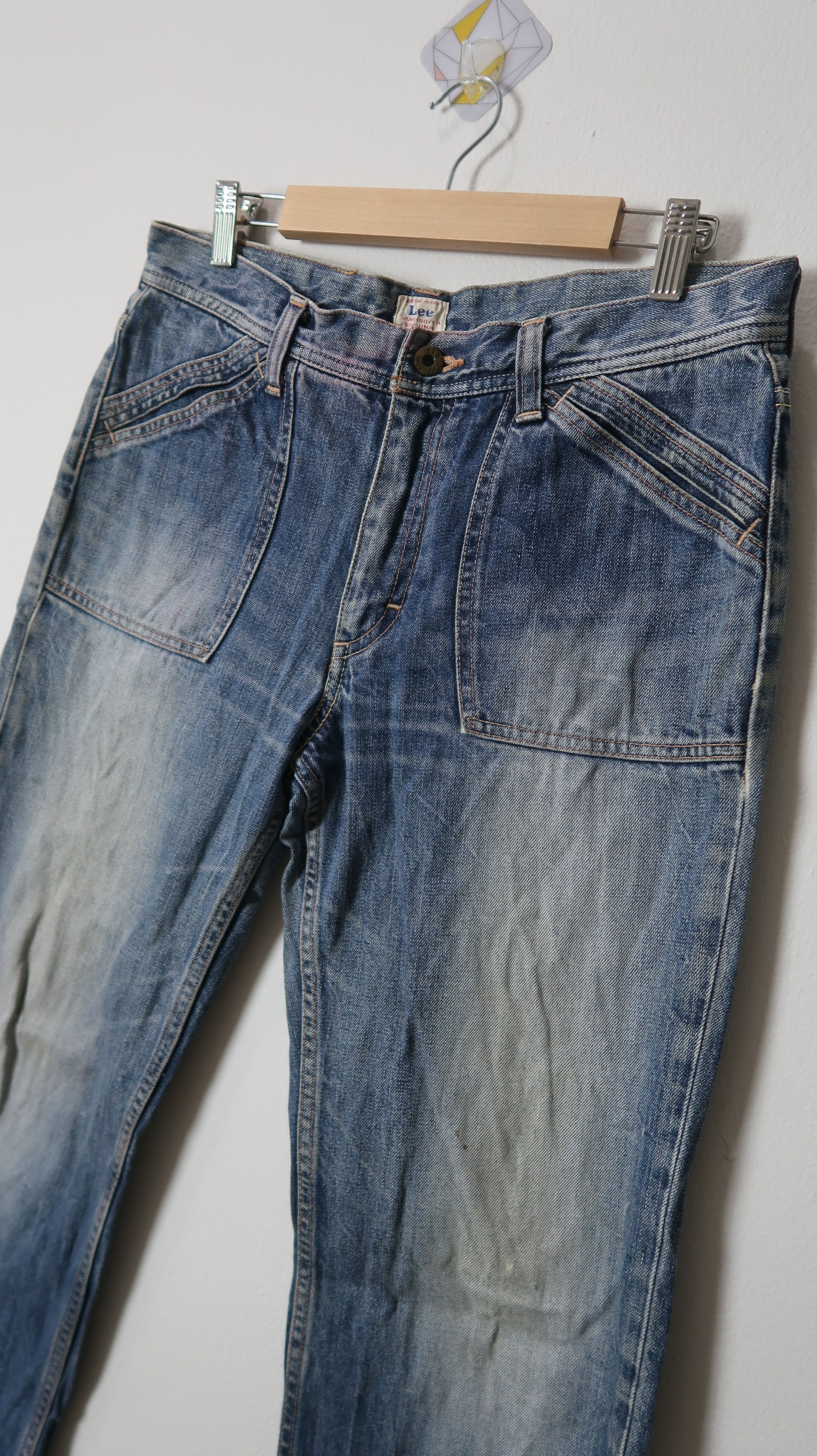 ABAHOUSE Vintage Lee Cowboy Abahouse Blue Wash Jeans Size US 32 / EU 48 - 10 Thumbnail