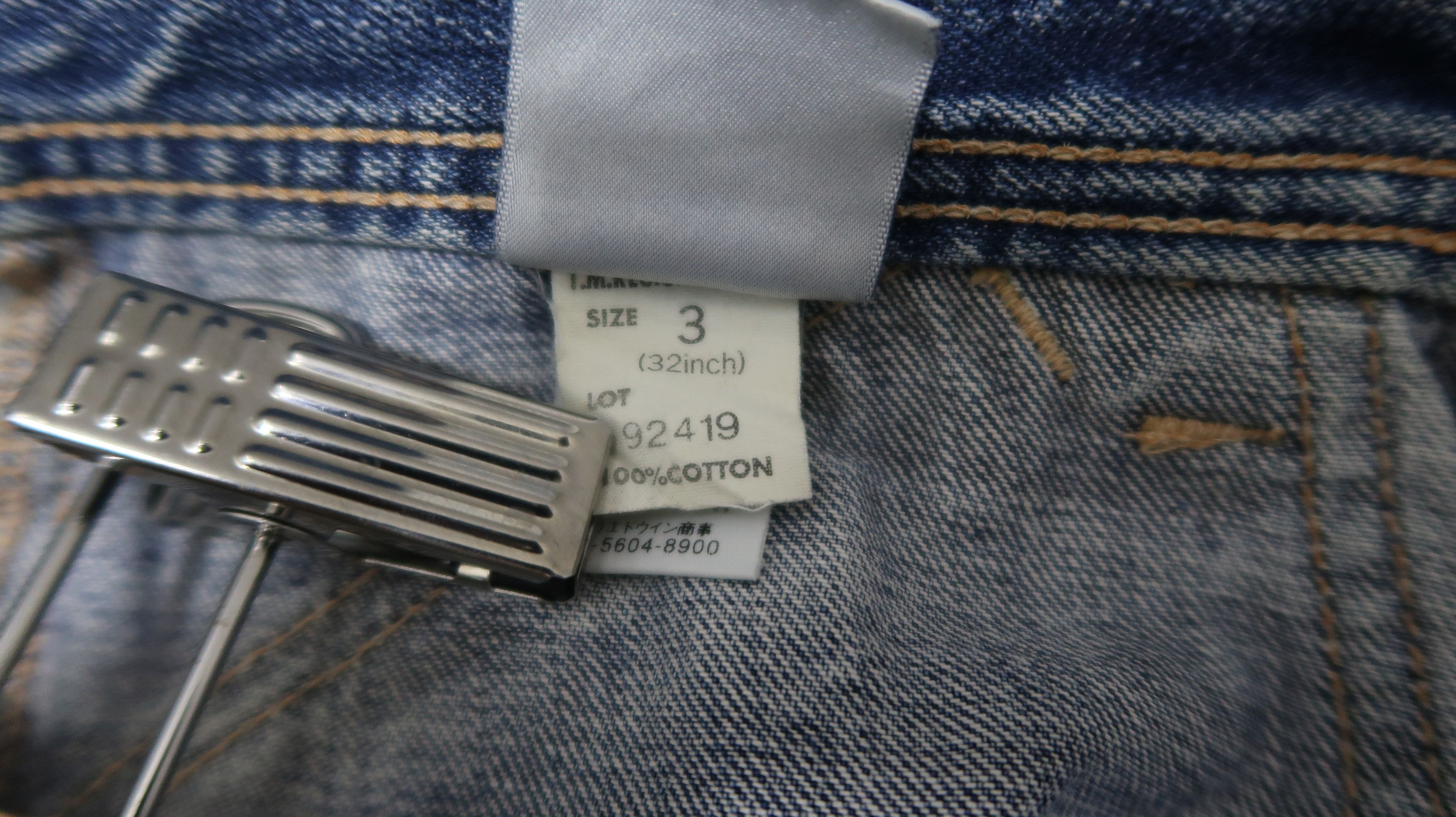 ABAHOUSE Vintage Lee Cowboy Abahouse Blue Wash Jeans Size US 32 / EU 48 - 20 Thumbnail