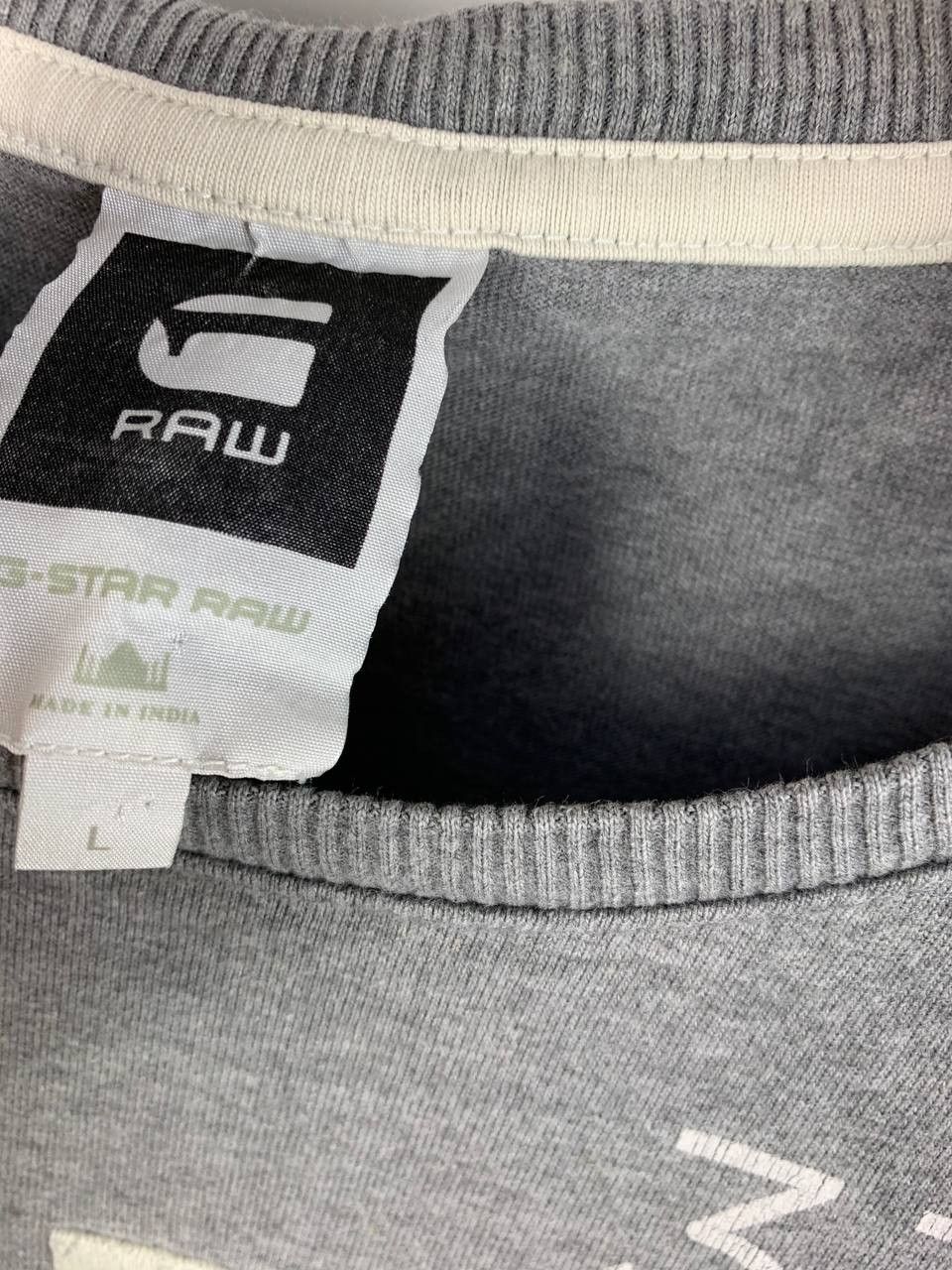 G-Star Gstar / G Star Raw t-shirt short sleeve grey L Size US L / EU 52-54 / 3 - 7 Thumbnail