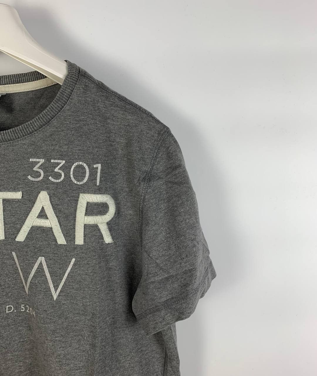 G-Star Gstar / G Star Raw t-shirt short sleeve grey L Size US L / EU 52-54 / 3 - 4 Thumbnail