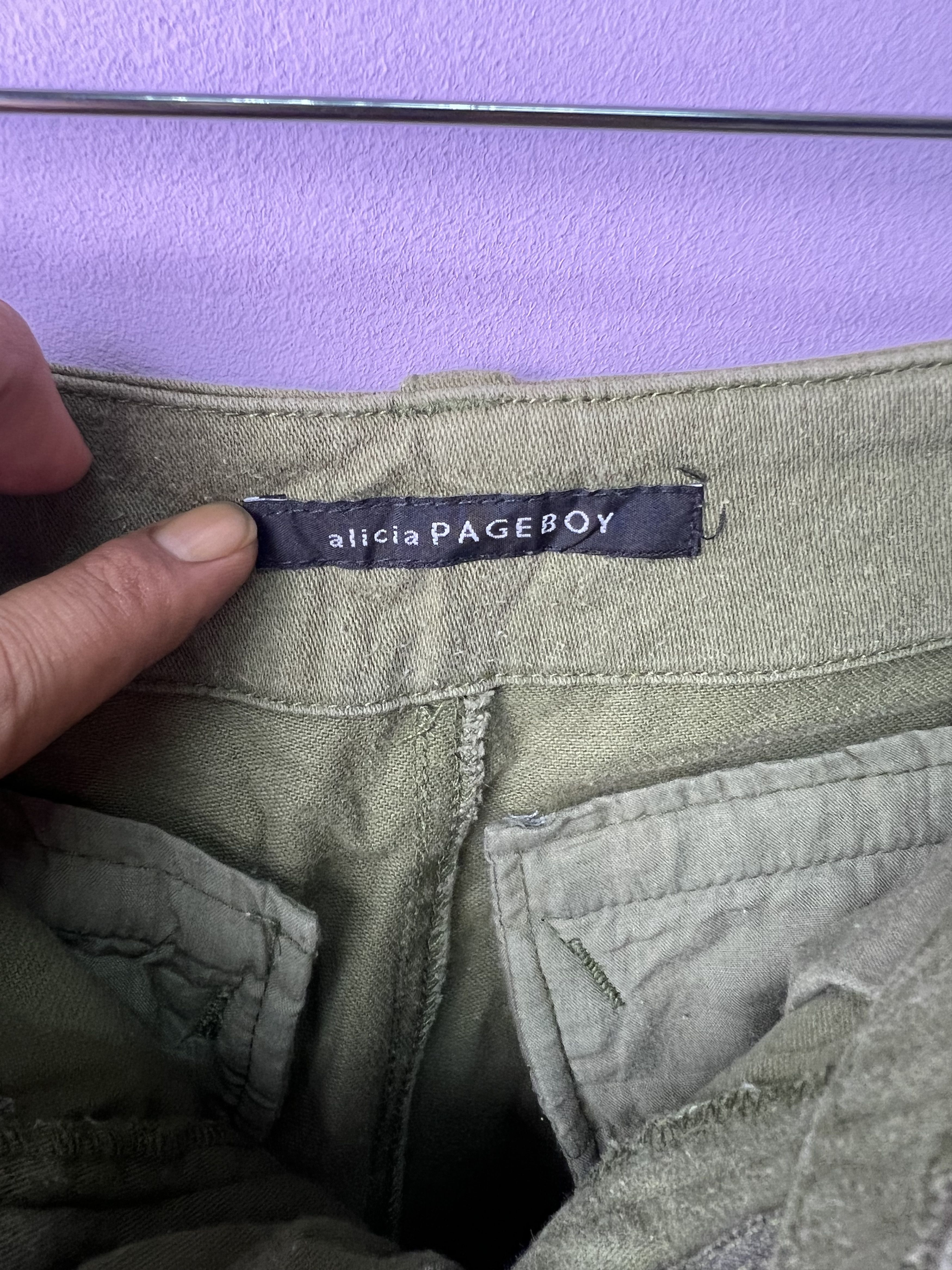 Japanese Brand 🔥Rare Alicia Pageboy Baggy Cargo Pants Size 28" / US 6 / IT 42 - 13 Thumbnail