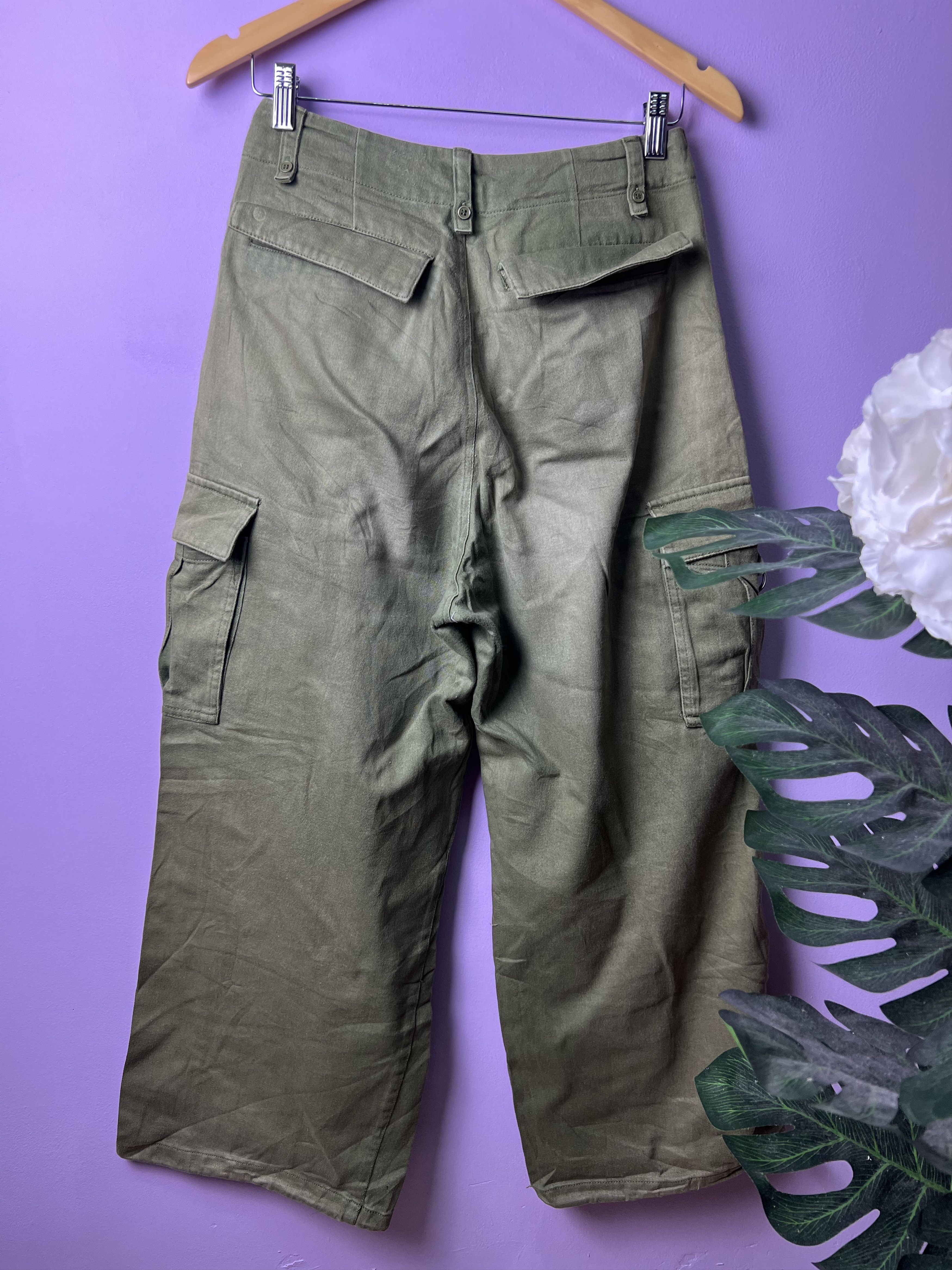Japanese Brand 🔥Rare Alicia Pageboy Baggy Cargo Pants Size 28" / US 6 / IT 42 - 3 Thumbnail