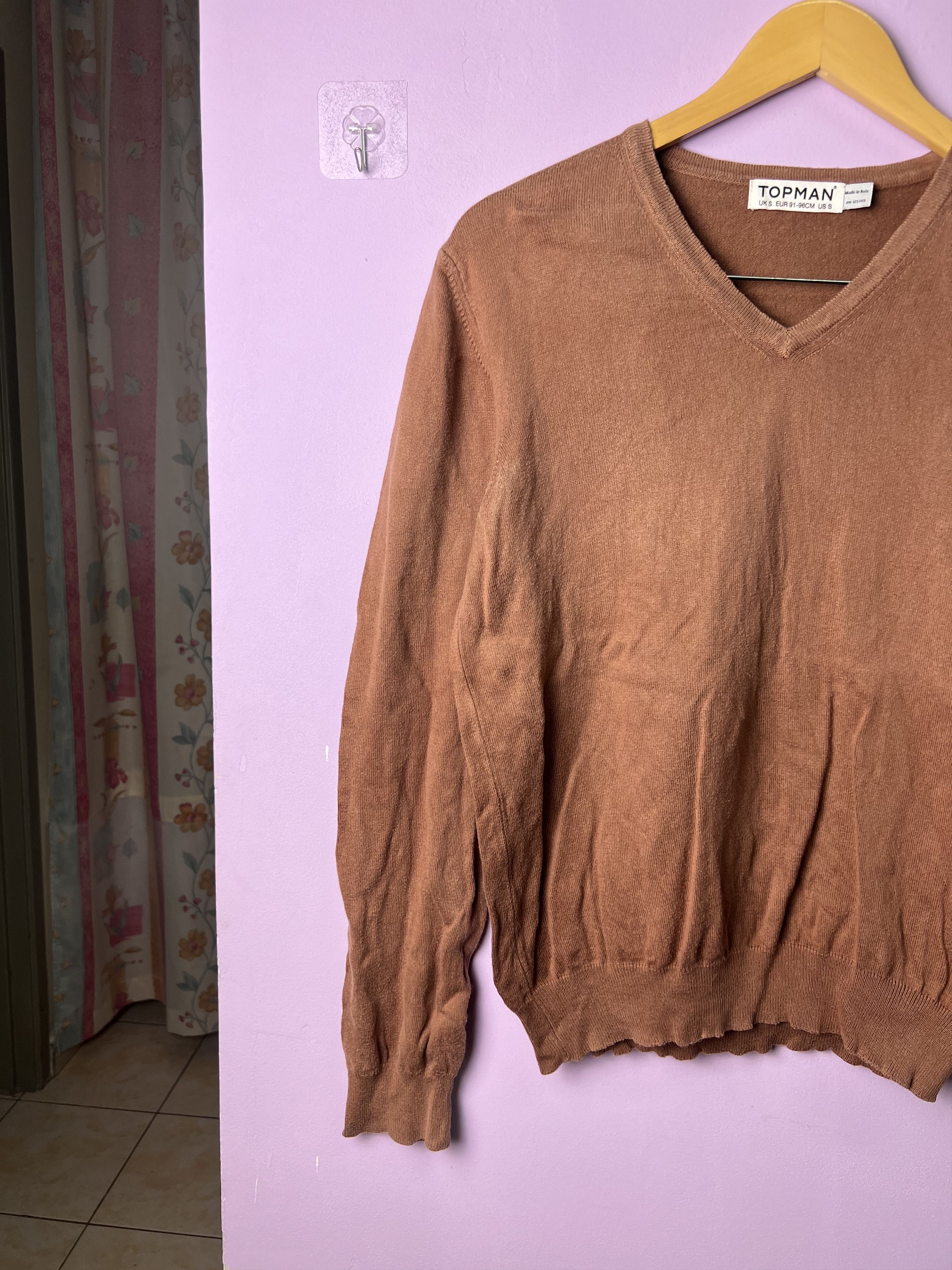Topman 🔥Vintage Topman Made in Italy V Neck Sweatshirts Size US S / EU 44-46 / 1 - 3 Thumbnail