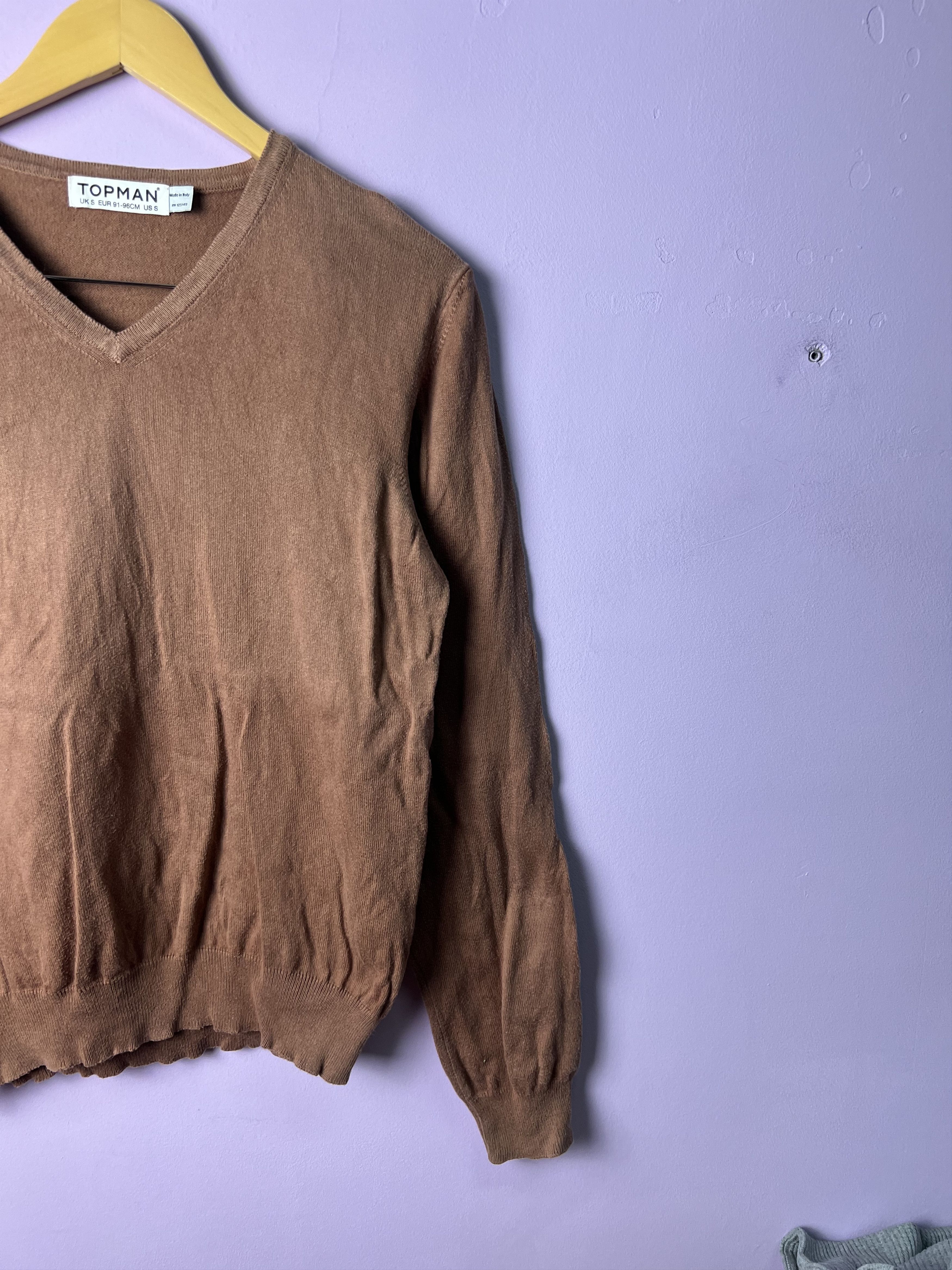 Topman 🔥Vintage Topman Made in Italy V Neck Sweatshirts Size US S / EU 44-46 / 1 - 4 Thumbnail