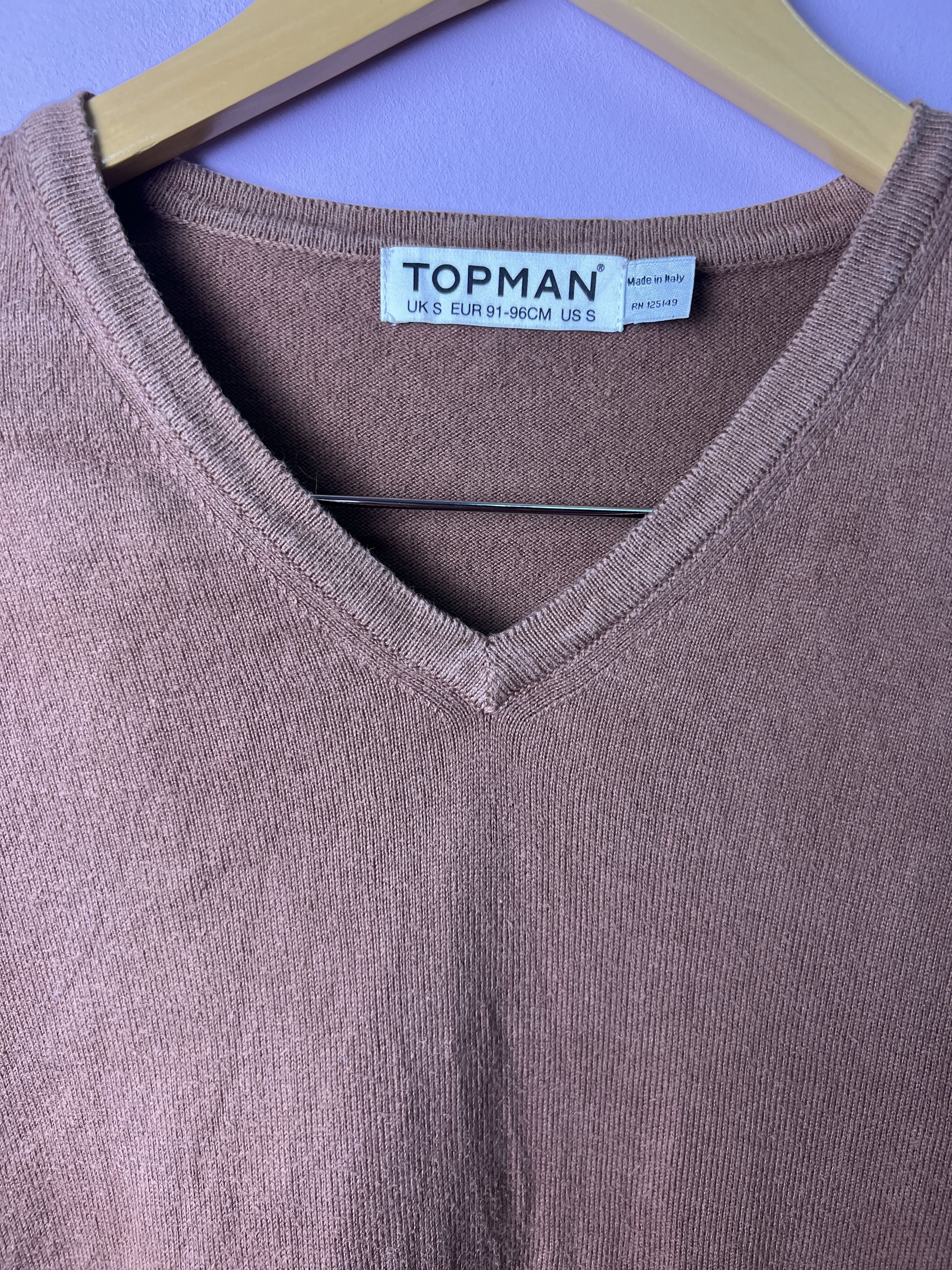 Topman 🔥Vintage Topman Made in Italy V Neck Sweatshirts Size US S / EU 44-46 / 1 - 5 Thumbnail