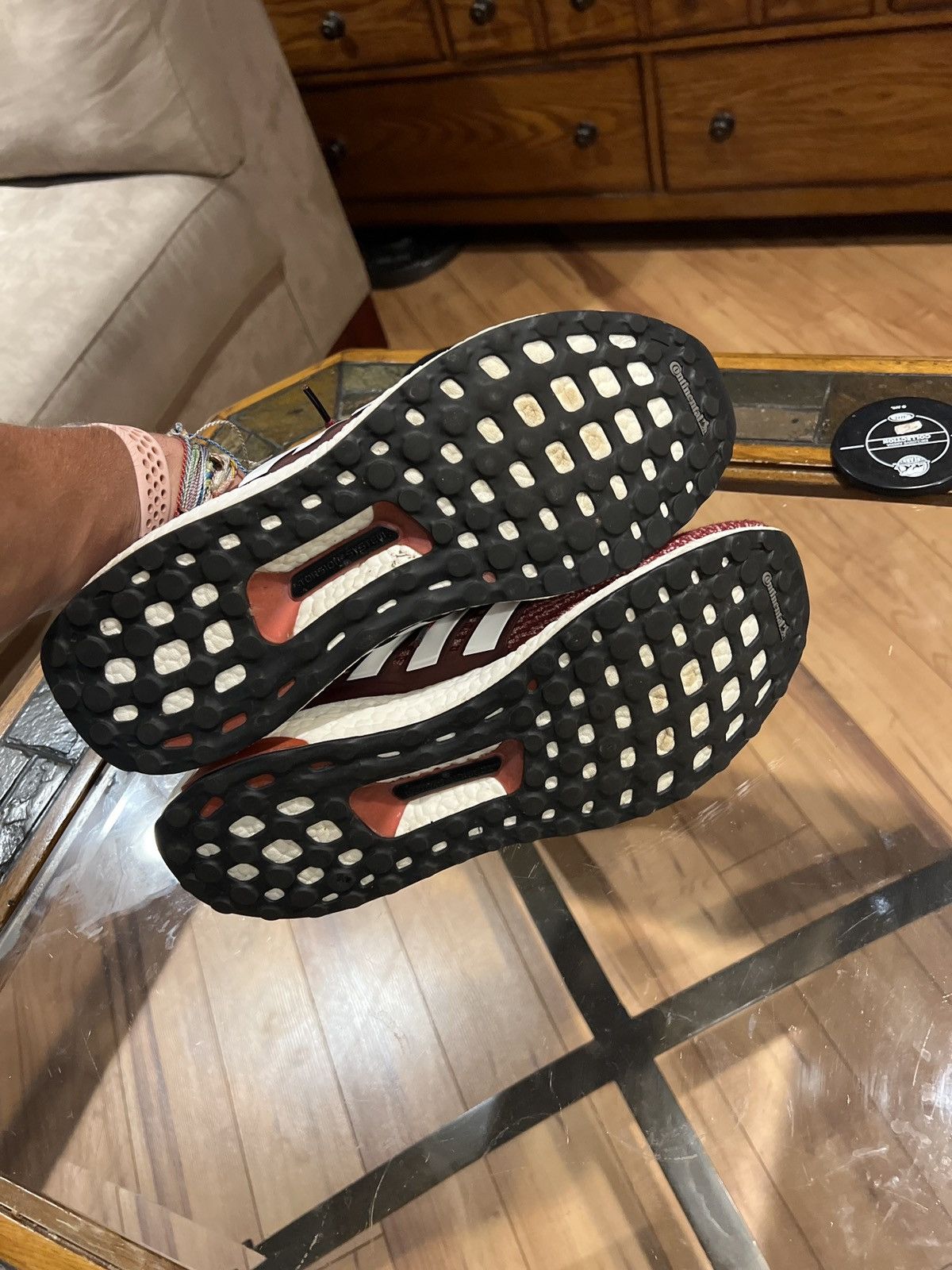 Adidas Ultraboost 3.0 Burgundy Size US 11.5 / EU 44-45 - 6 Thumbnail
