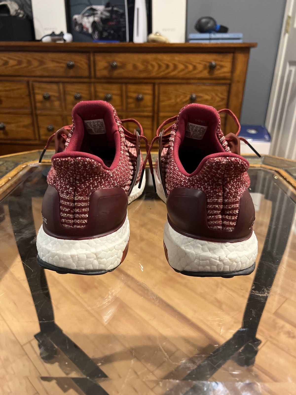 Adidas Ultraboost 3.0 Burgundy Size US 11.5 / EU 44-45 - 7 Thumbnail