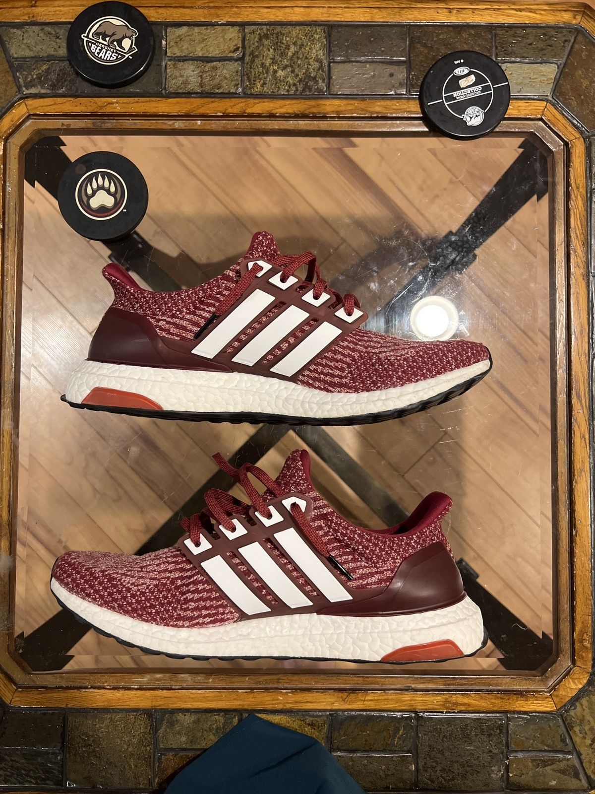 Adidas Ultraboost 3.0 Burgundy Size US 11.5 / EU 44-45 - 3 Thumbnail