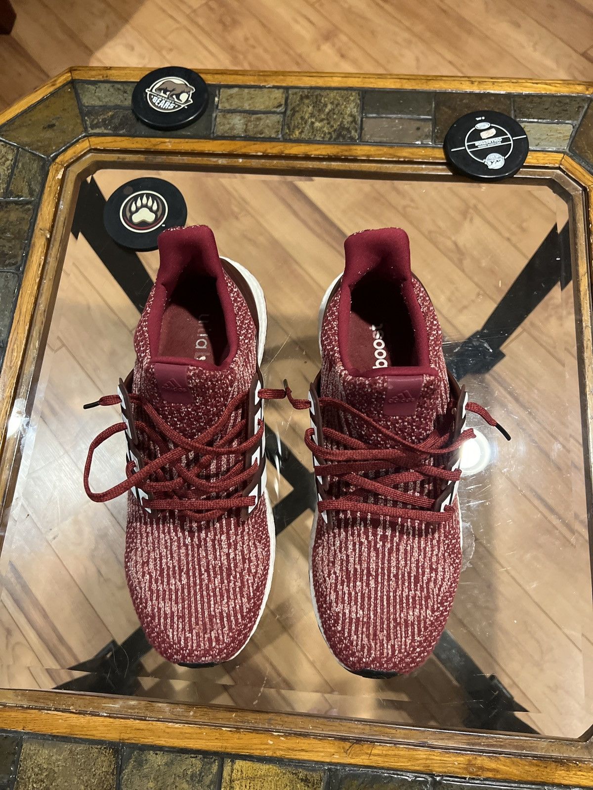 Adidas Ultraboost 3.0 Burgundy Size US 11.5 / EU 44-45 - 4 Thumbnail