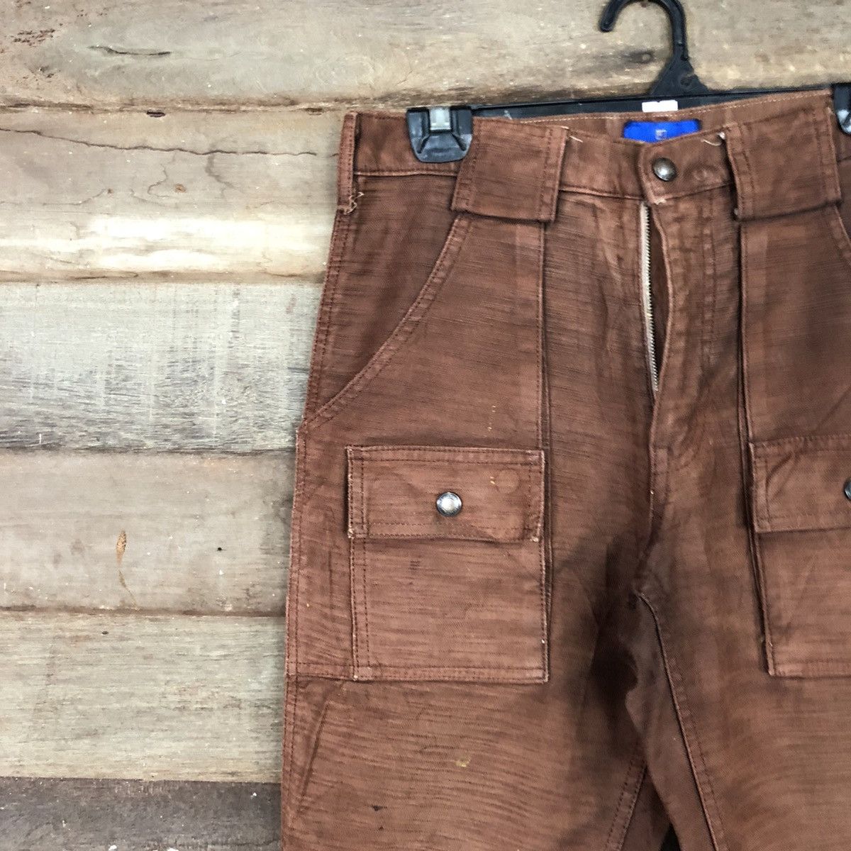 Vintage Walking Jumper faded Dark Brown Cargo bush Pants #c956 Size US 28 / EU 44 - 6 Thumbnail