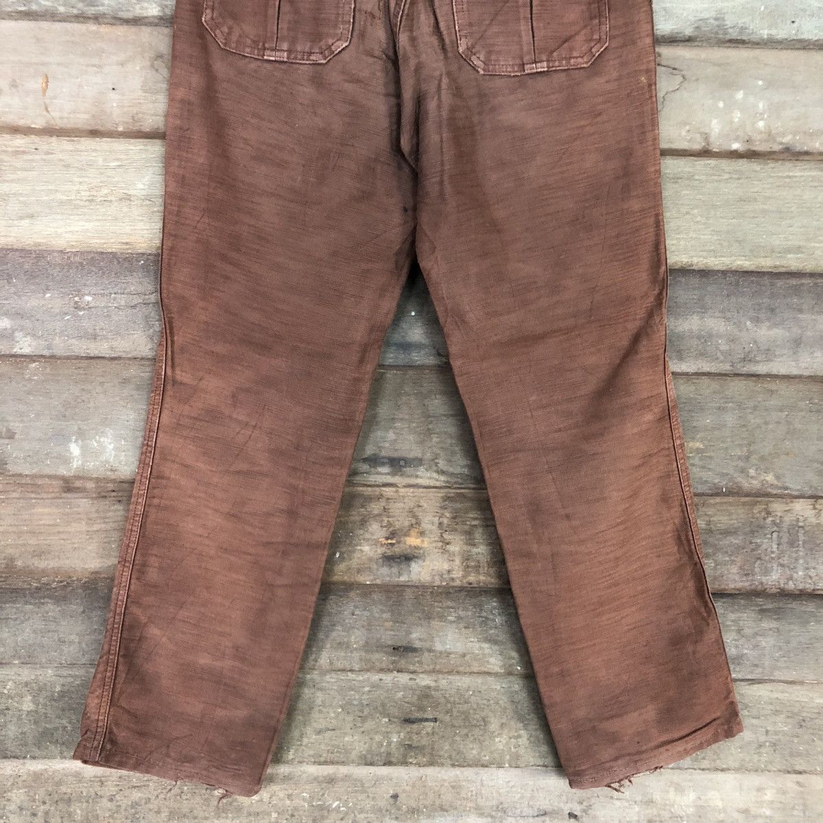 Vintage Walking Jumper faded Dark Brown Cargo bush Pants #c956 Size US 28 / EU 44 - 11 Thumbnail