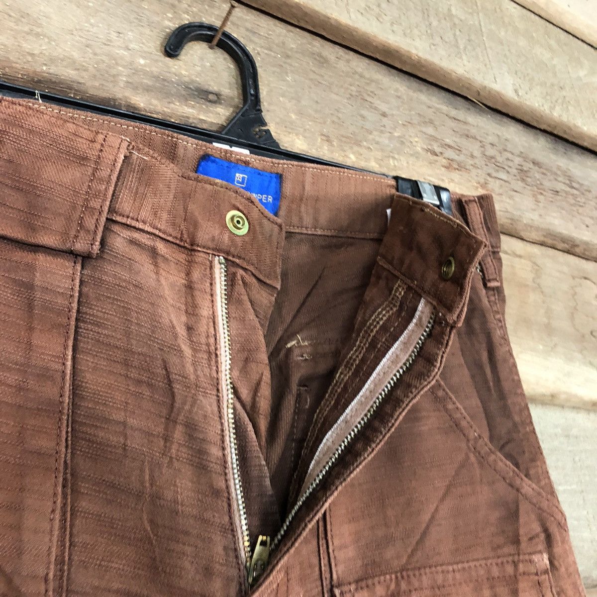 Vintage Walking Jumper faded Dark Brown Cargo bush Pants #c956 Size US 28 / EU 44 - 8 Thumbnail