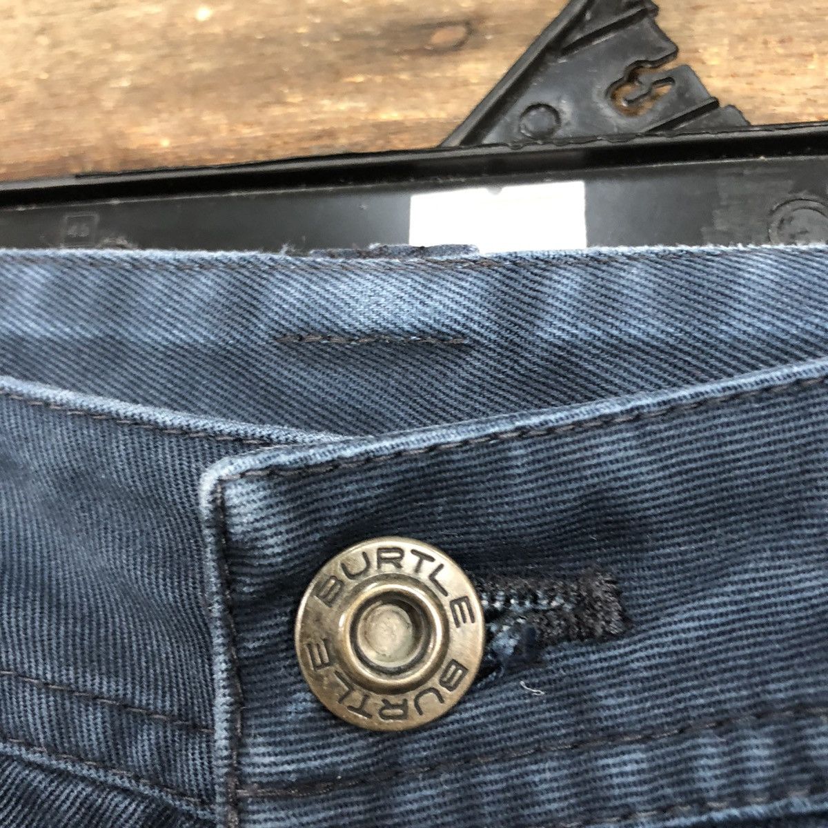 Faded Glory DLL Burtle Dark Blue Multipocket Cargo Pants #c944 Size US 27 - 7 Thumbnail