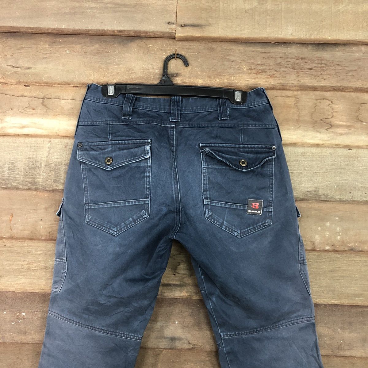 Faded Glory DLL Burtle Dark Blue Multipocket Cargo Pants #c944 Size US 27 - 10 Thumbnail