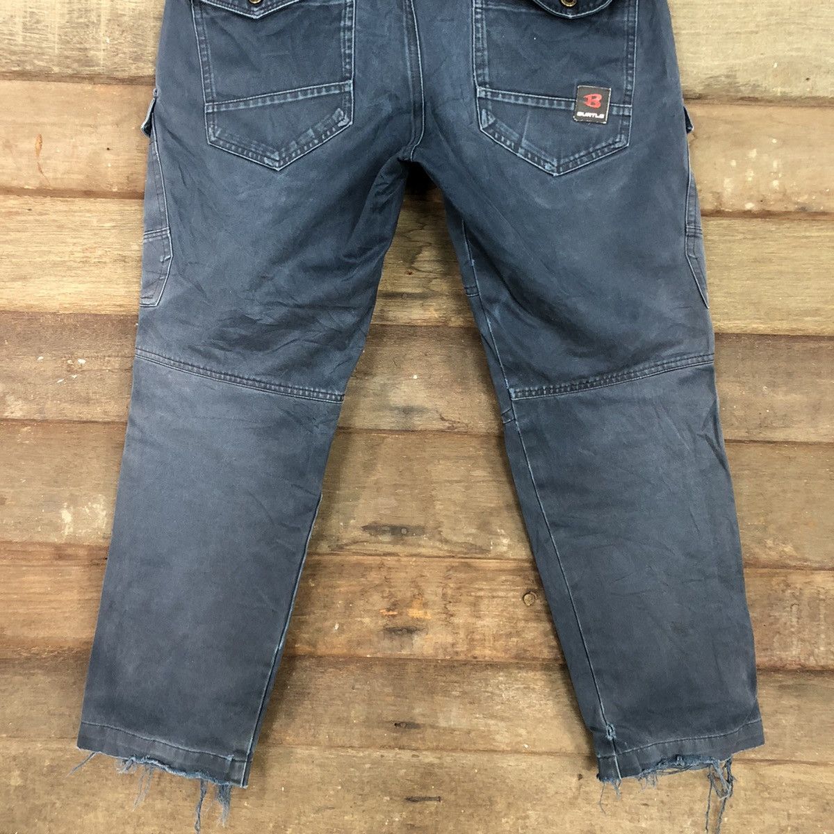 Faded Glory DLL Burtle Dark Blue Multipocket Cargo Pants #c944 Size US 27 - 11 Thumbnail