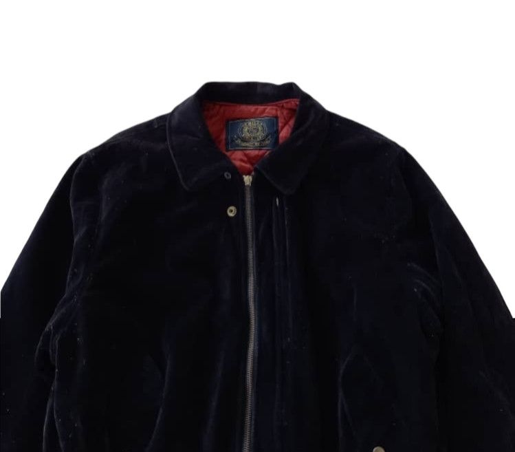 Japanese Brand Vintage Up Hills Velvet Bomber Jacket Size US M / EU 48-50 / 2 - 5 Thumbnail