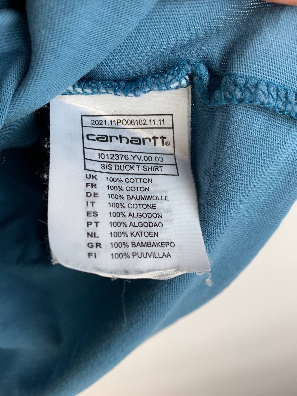 Carhartt Carhartt t-shirt short sleeve blue M Size US M / EU 48-50 / 2 - 8 Thumbnail