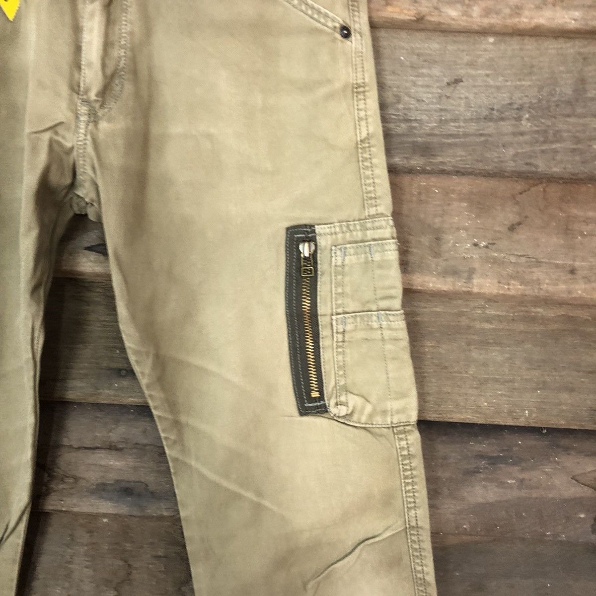 Edition Japan DL Made In Nippon Green brown Cargo Multipocket Pants #1892 Size US 30 / EU 46 - 7 Thumbnail