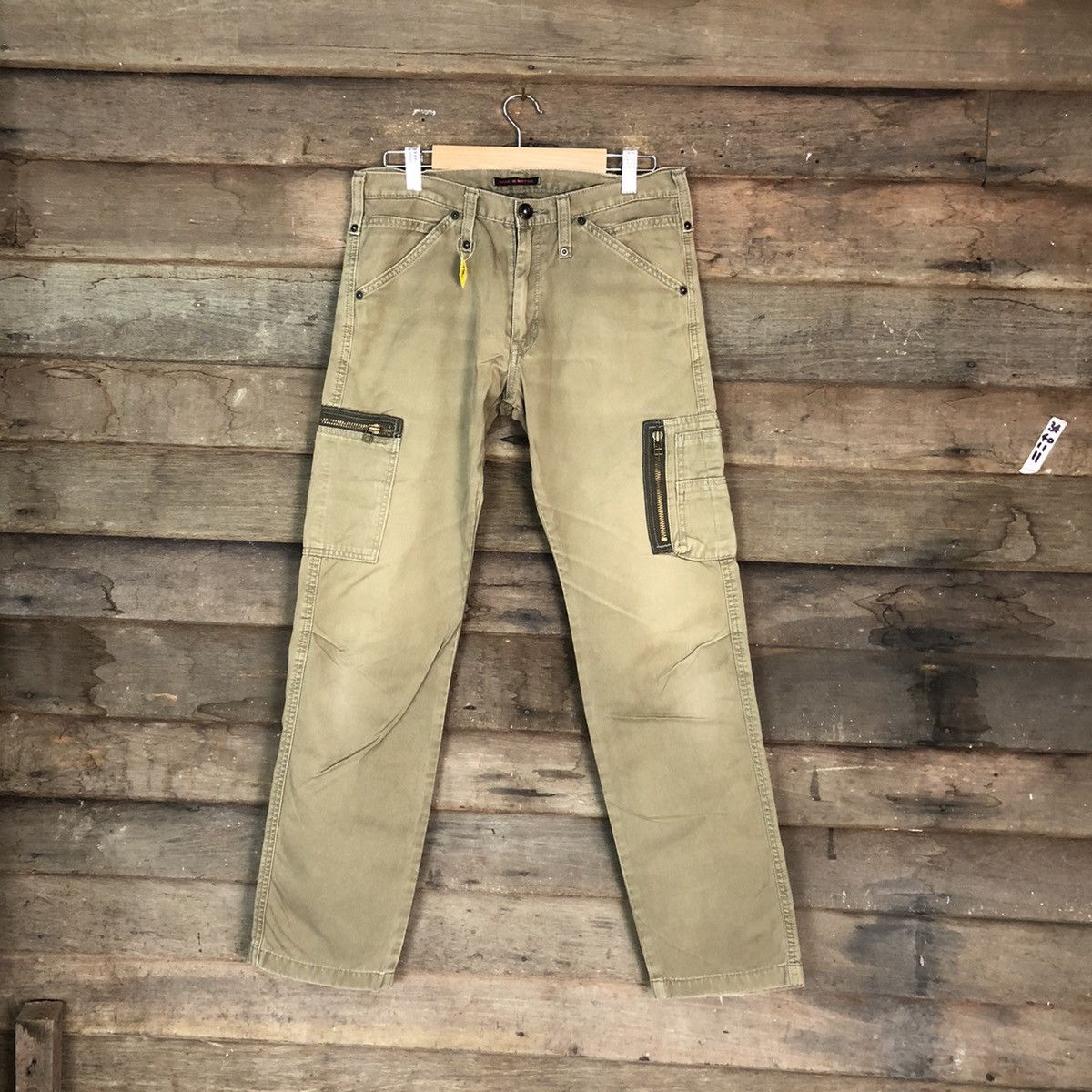 Edition Japan DL Made In Nippon Green brown Cargo Multipocket Pants #1892 Size US 30 / EU 46 - 1 Thumbnail