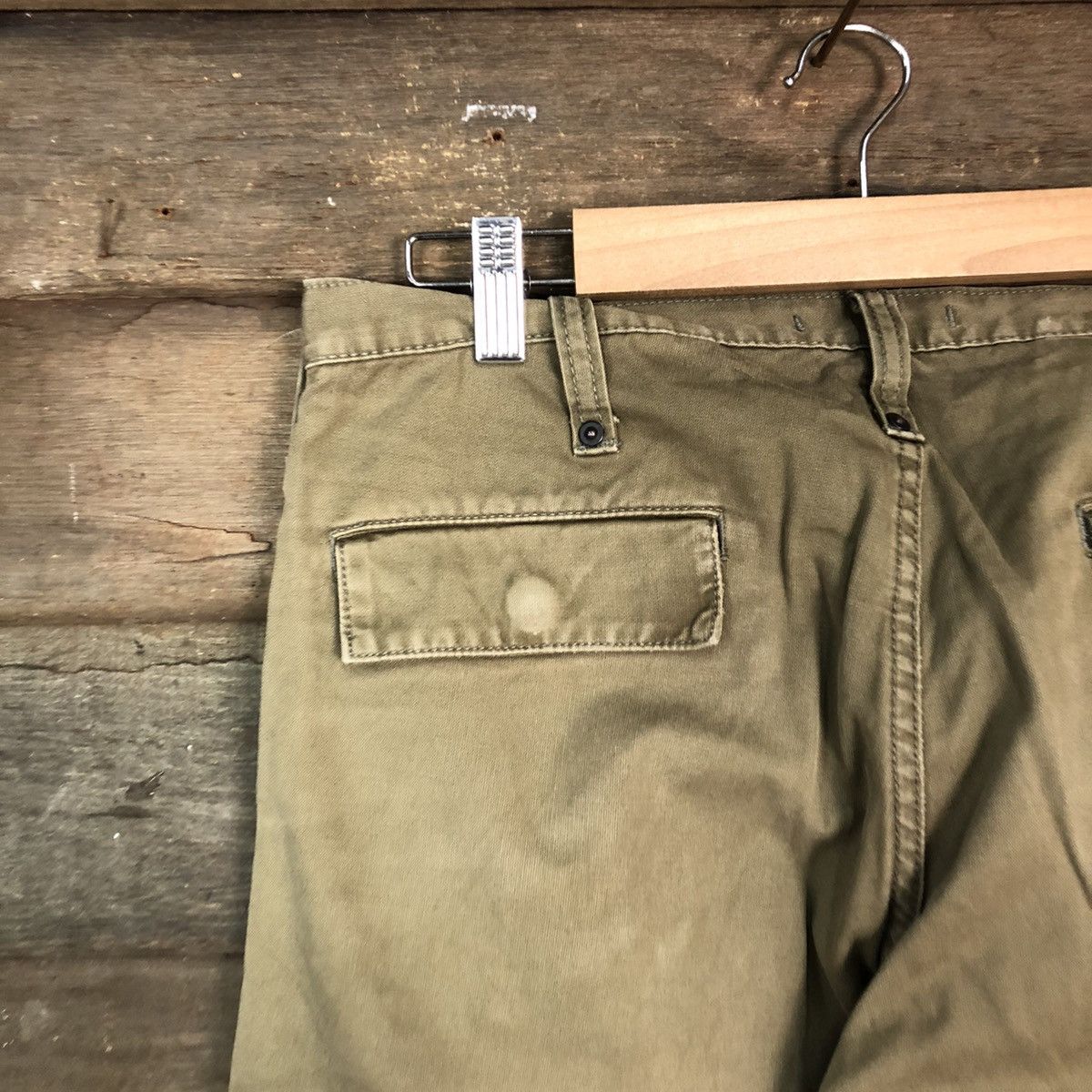 Edition Japan DL Made In Nippon Green brown Cargo Multipocket Pants #1892 Size US 30 / EU 46 - 14 Thumbnail