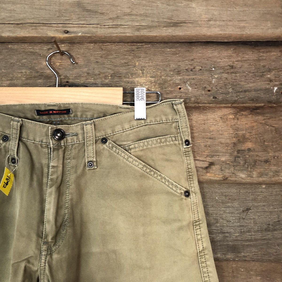 Edition Japan DL Made In Nippon Green brown Cargo Multipocket Pants #1892 Size US 30 / EU 46 - 5 Thumbnail