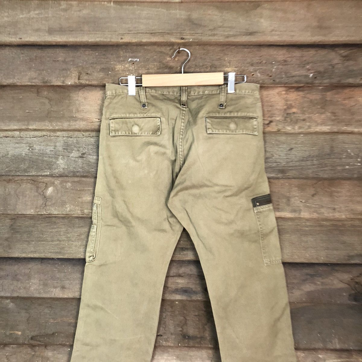 Edition Japan DL Made In Nippon Green brown Cargo Multipocket Pants #1892 Size US 30 / EU 46 - 12 Thumbnail