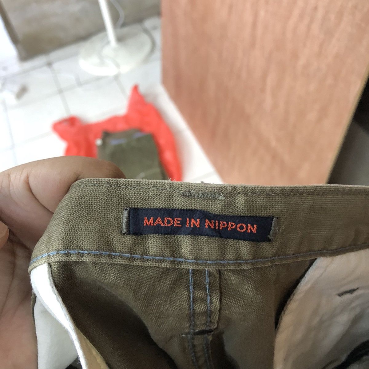 Edition Japan DL Made In Nippon Green brown Cargo Multipocket Pants #1892 Size US 30 / EU 46 - 16 Thumbnail