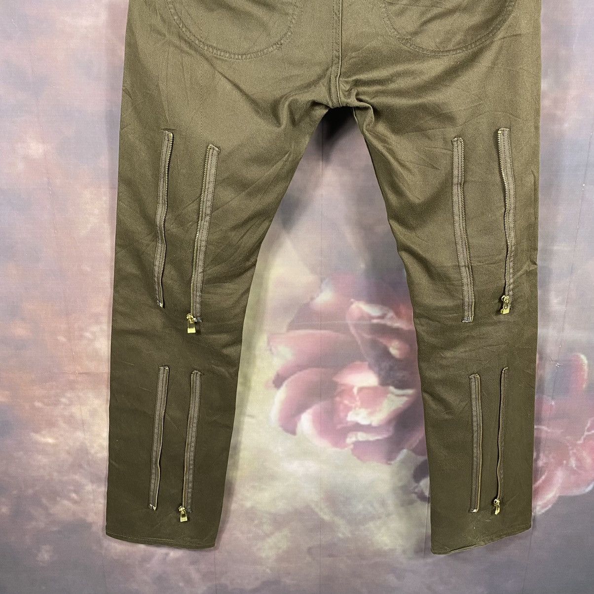 If Six Was Nine Vintage Mackdaddy Mobstyles Punk Zipper Bondage Chinos Pants Size US 34 / EU 50 - 9 Thumbnail