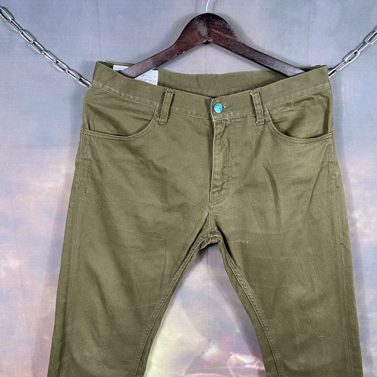 If Six Was Nine Vintage Mackdaddy Mobstyles Punk Zipper Bondage Chinos Pants Size US 34 / EU 50 - 4 Thumbnail