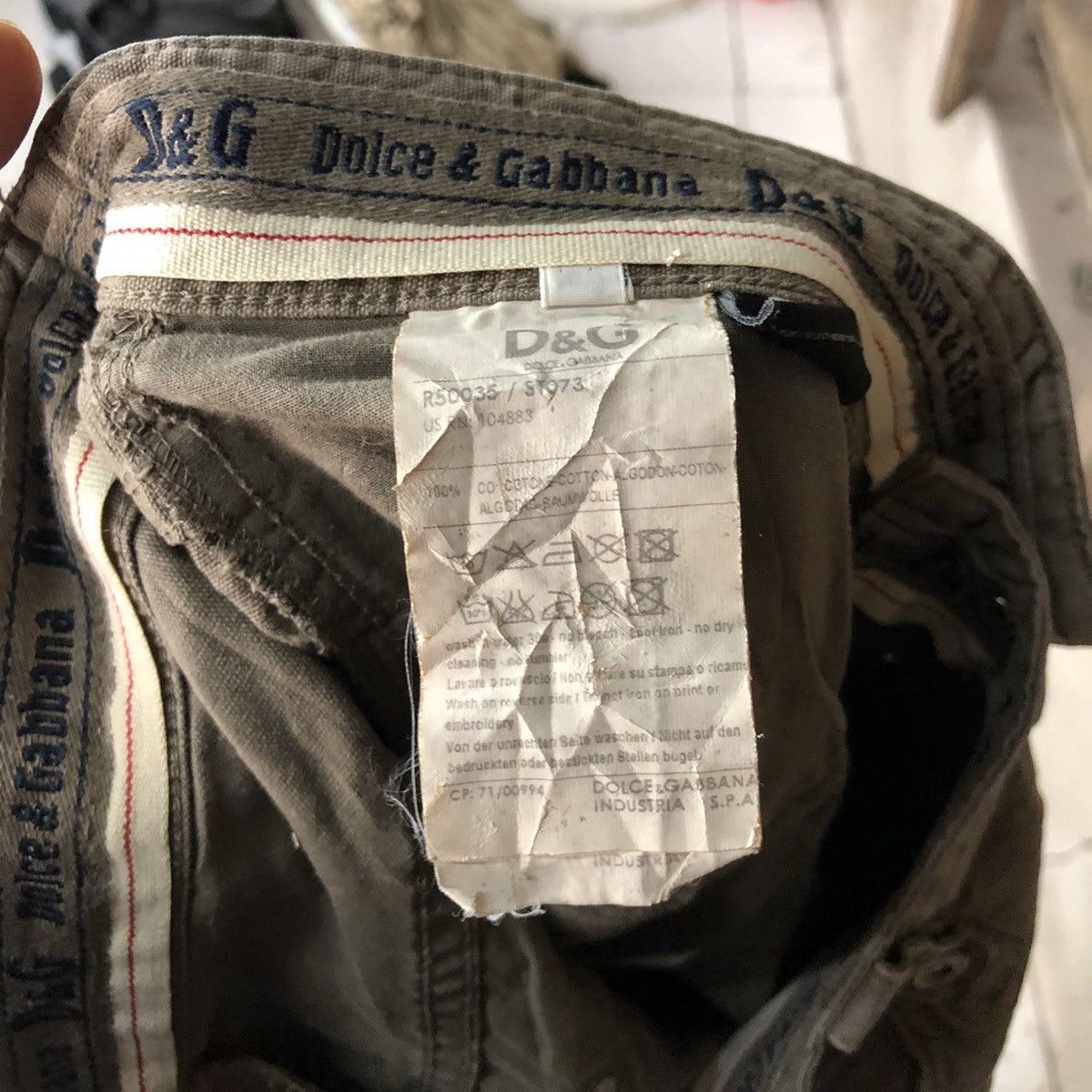 Dolce & Gabbana Dolce & Gabbana Grey cargo Pants #6941 Size US 32 / EU 48 - 17 Thumbnail