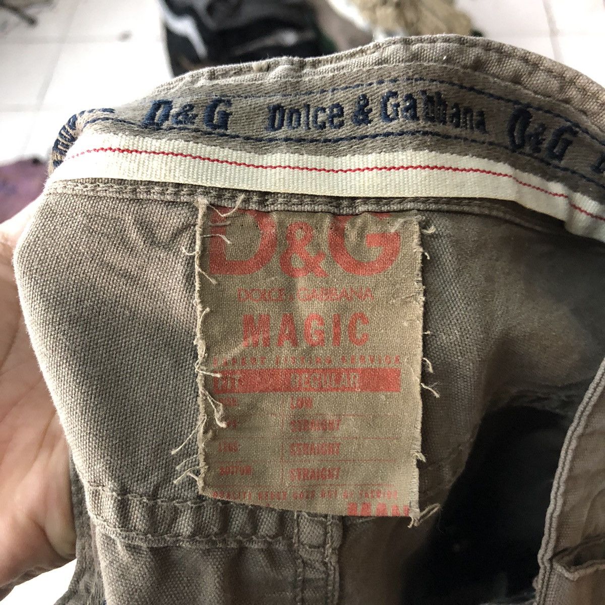 Dolce & Gabbana Dolce & Gabbana Grey cargo Pants #6941 Size US 32 / EU 48 - 16 Thumbnail