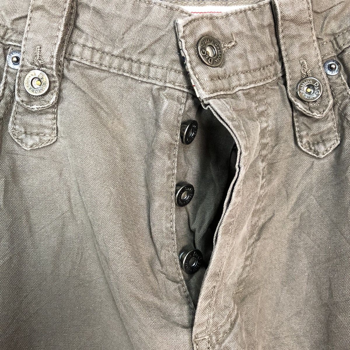 Dolce & Gabbana Dolce & Gabbana Grey cargo Pants #6941 Size US 32 / EU 48 - 15 Thumbnail