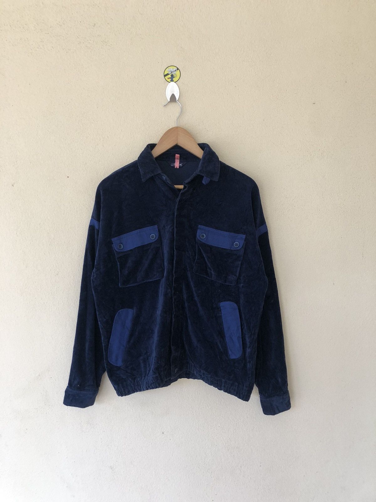 Japanese Brand Japanese Velvet Bomber Style Jacket Size US M / EU 48-50 / 2 - 1 Thumbnail