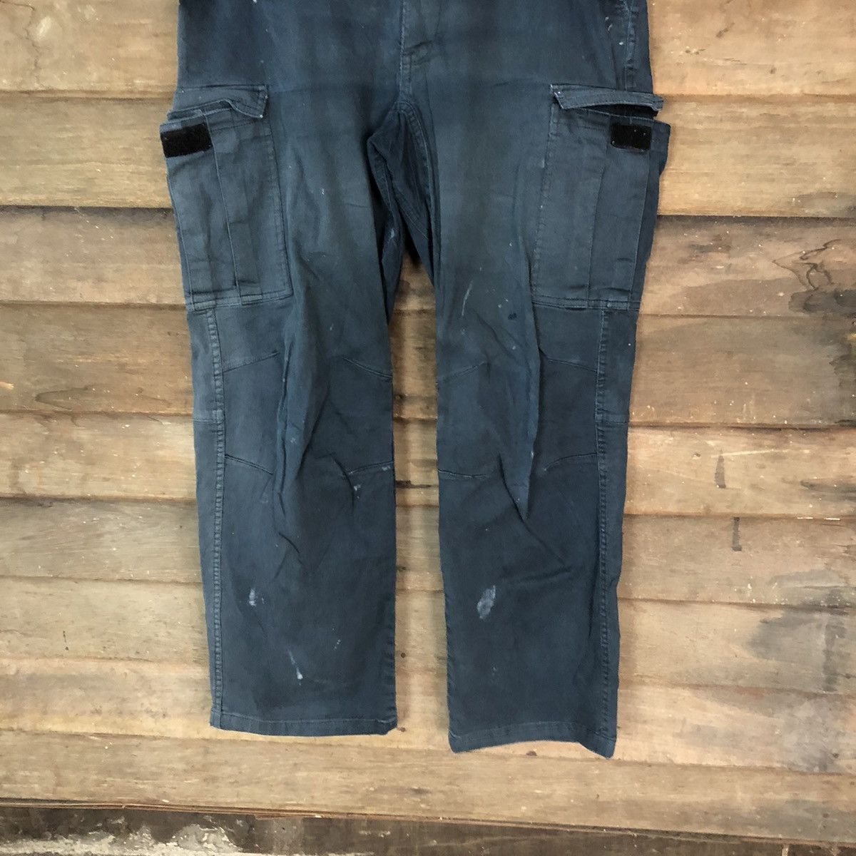 Faded Glory × Japanese Brand Japan faded Blue multipocket tactical Cargo Pants #7060 Size US 30 / EU 46 - 3 Thumbnail